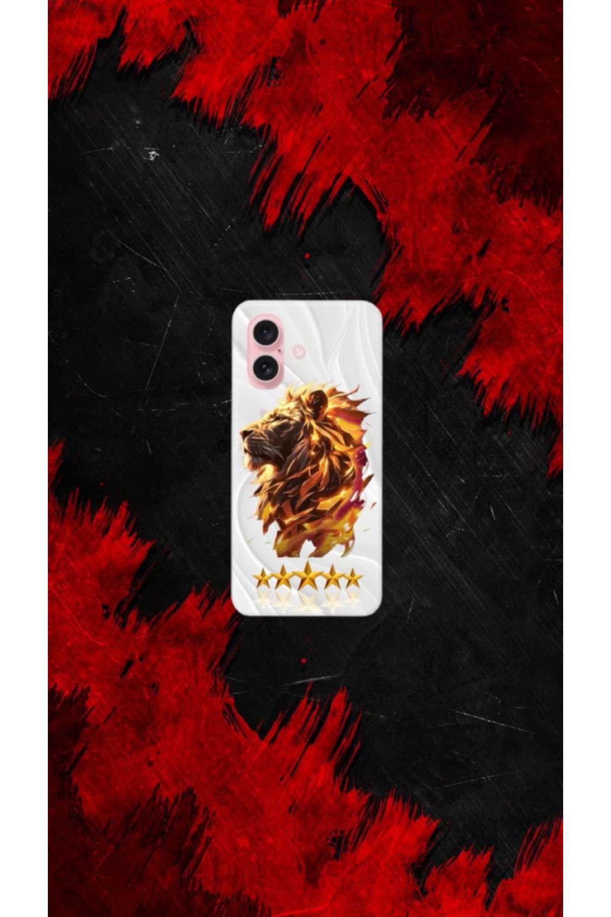 cover shopp Aslan Desenli Renkli Tasarımı-6 IP 16