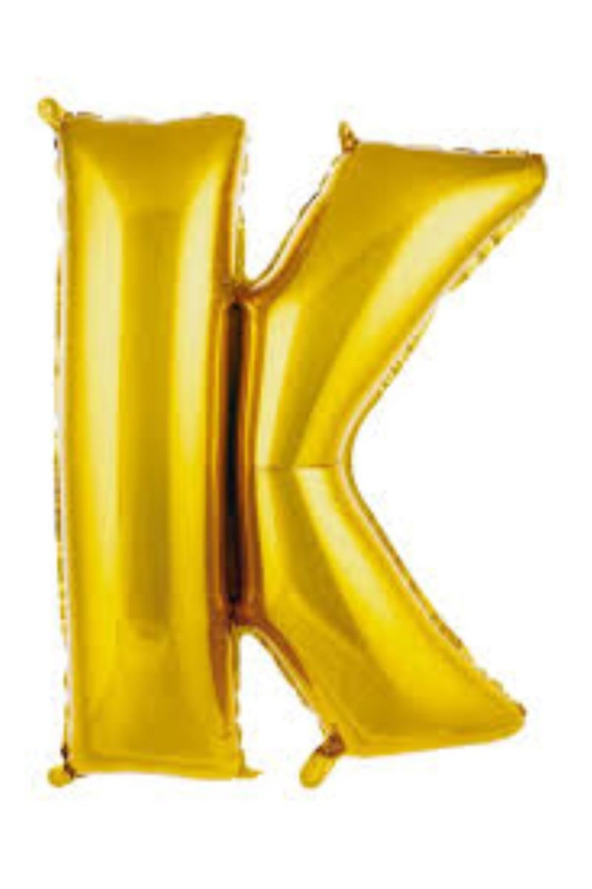Ege Pastacılık Gold Folyo Balon "K" Harfi - 76 cm Büyük Boy