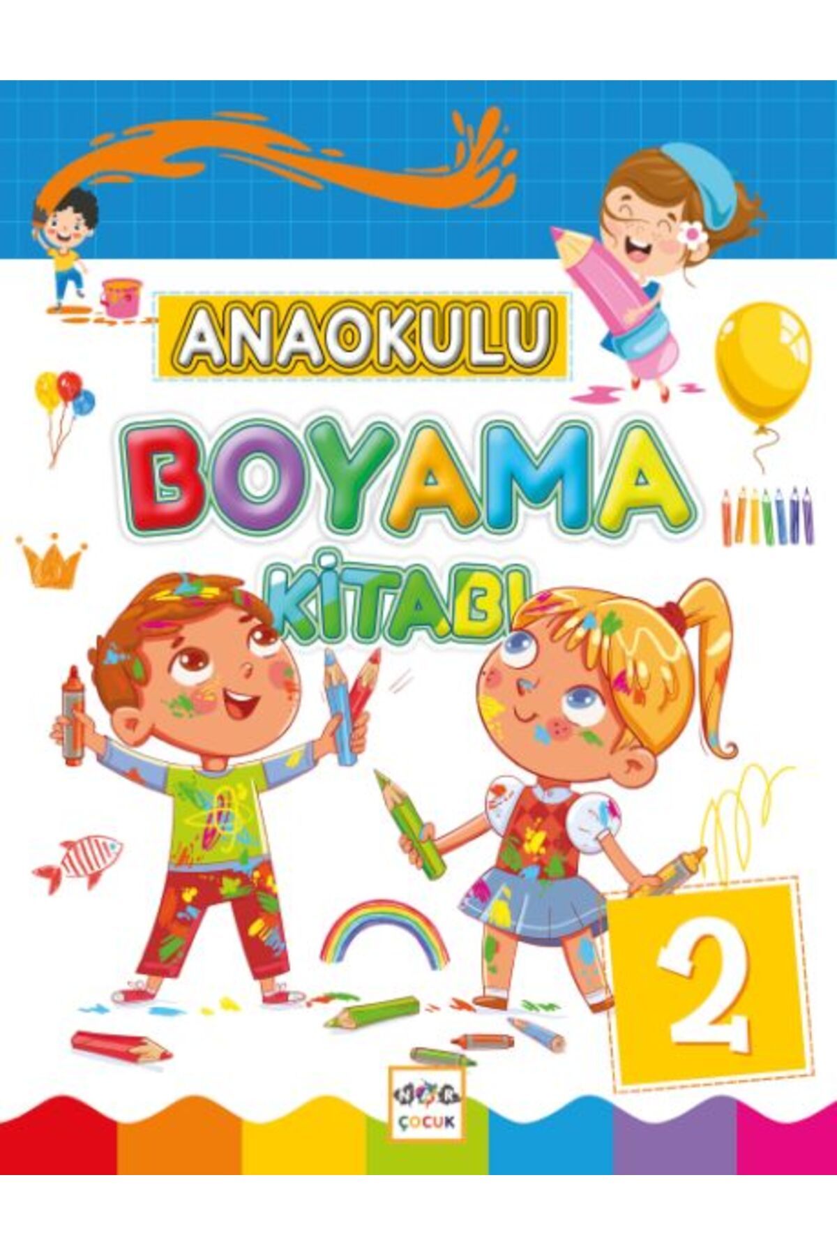 Nar Yayınları Anaokulu Boyama Kitabı - 2