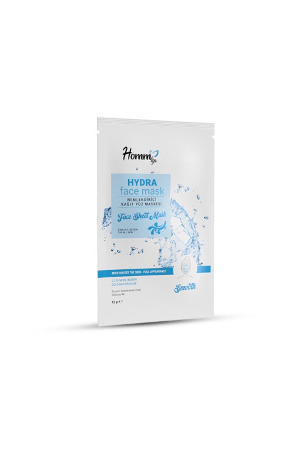 Homm Life Hydra Kağıt Yüz Maskesi