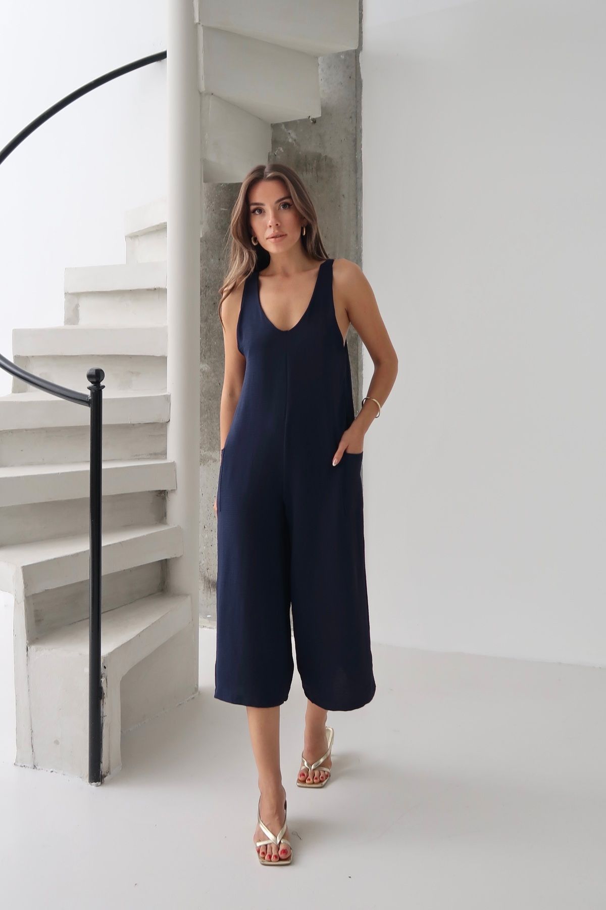 Paw Garage Kadın Sara Cepli Bağlama Askılı Ayrobin Tulum