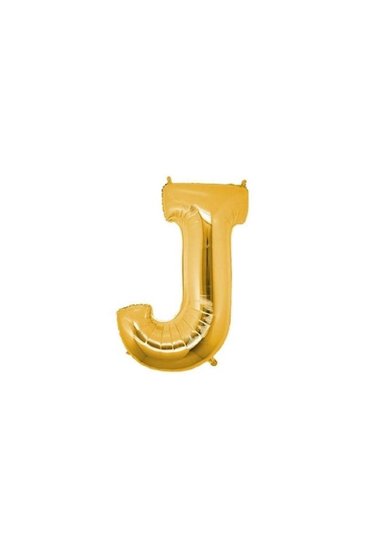 Ege Pastacılık Gold Folyo Balon "J" Harfi - 76 cm Büyük Boy