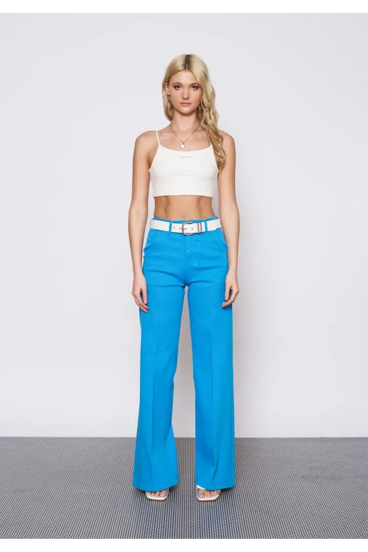 EUROFASHION Tranquil Mavi Lisa Denim Pantolon
