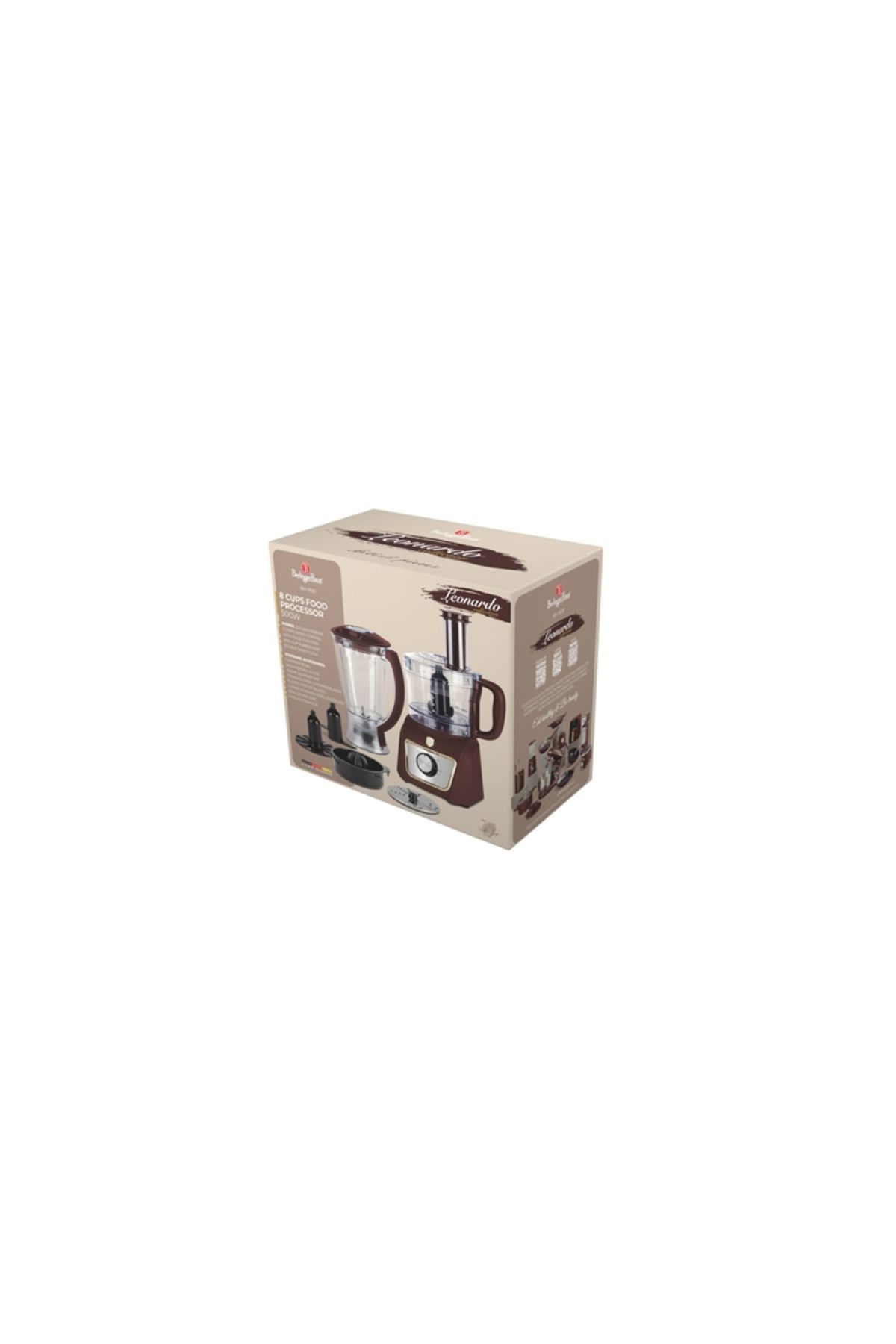 Berlinger Haus-Multifunctional food processor with 8-in-1 blender from the Leonardo Collection 2