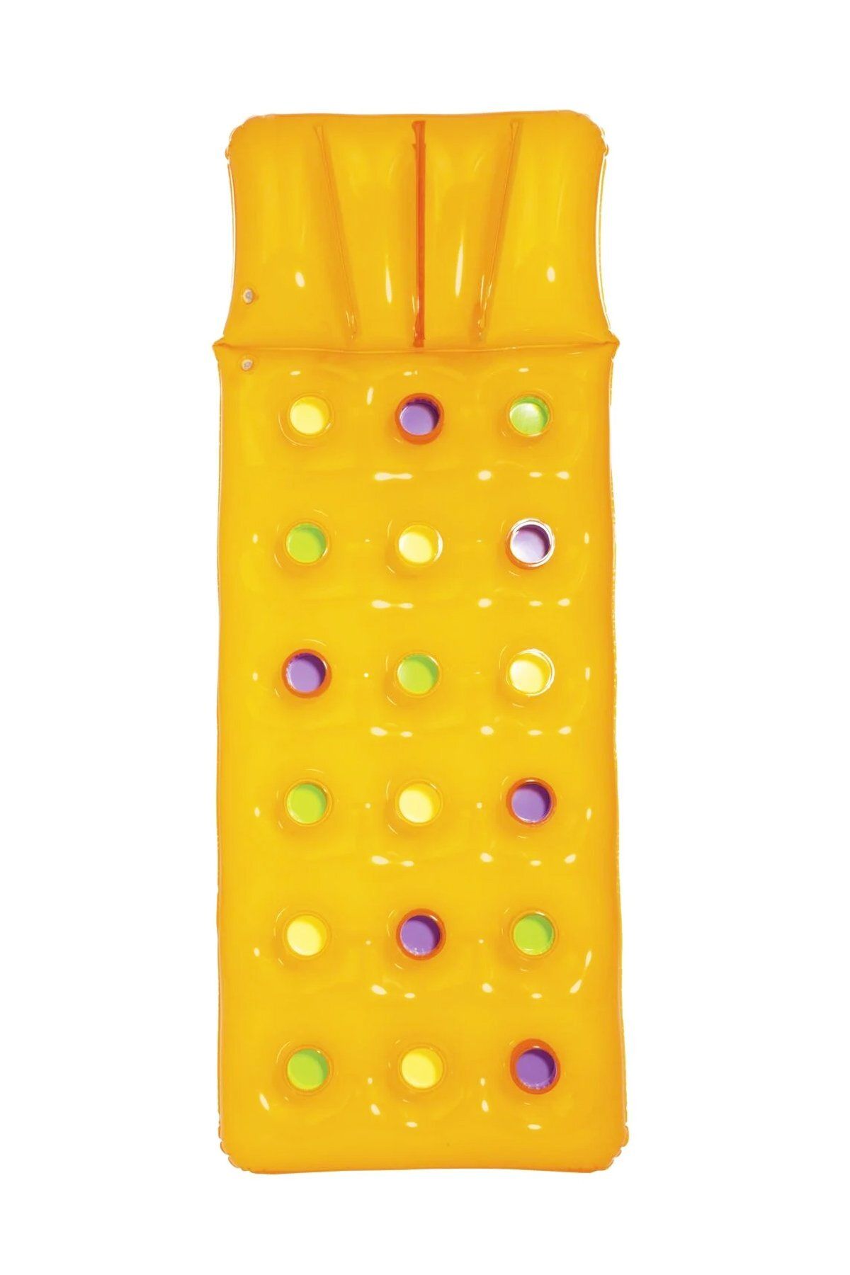 PopŞeker Summer Colors™ Bardaklı Deniz Yatağı 1,88 m x 71 cm: Bardaklı Yapı ve Kendinden Destekli Yastıkla M