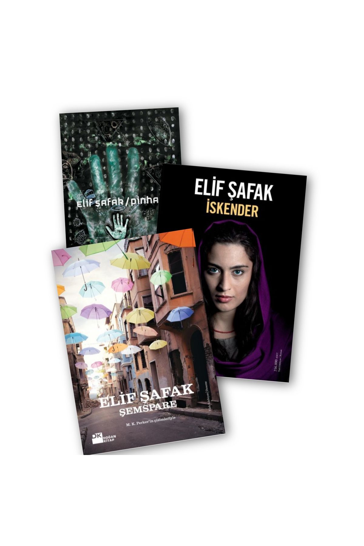 Doğan Kitap Pinhan - İskender - Şemspare Elif Şafak 3 lü Kitap Seti