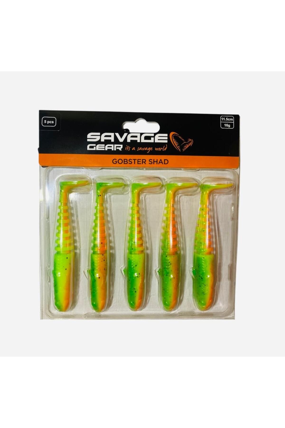 Savage Gear Gobster Shad 11.5cm 16gr Silikon Yapay Yem firecracker