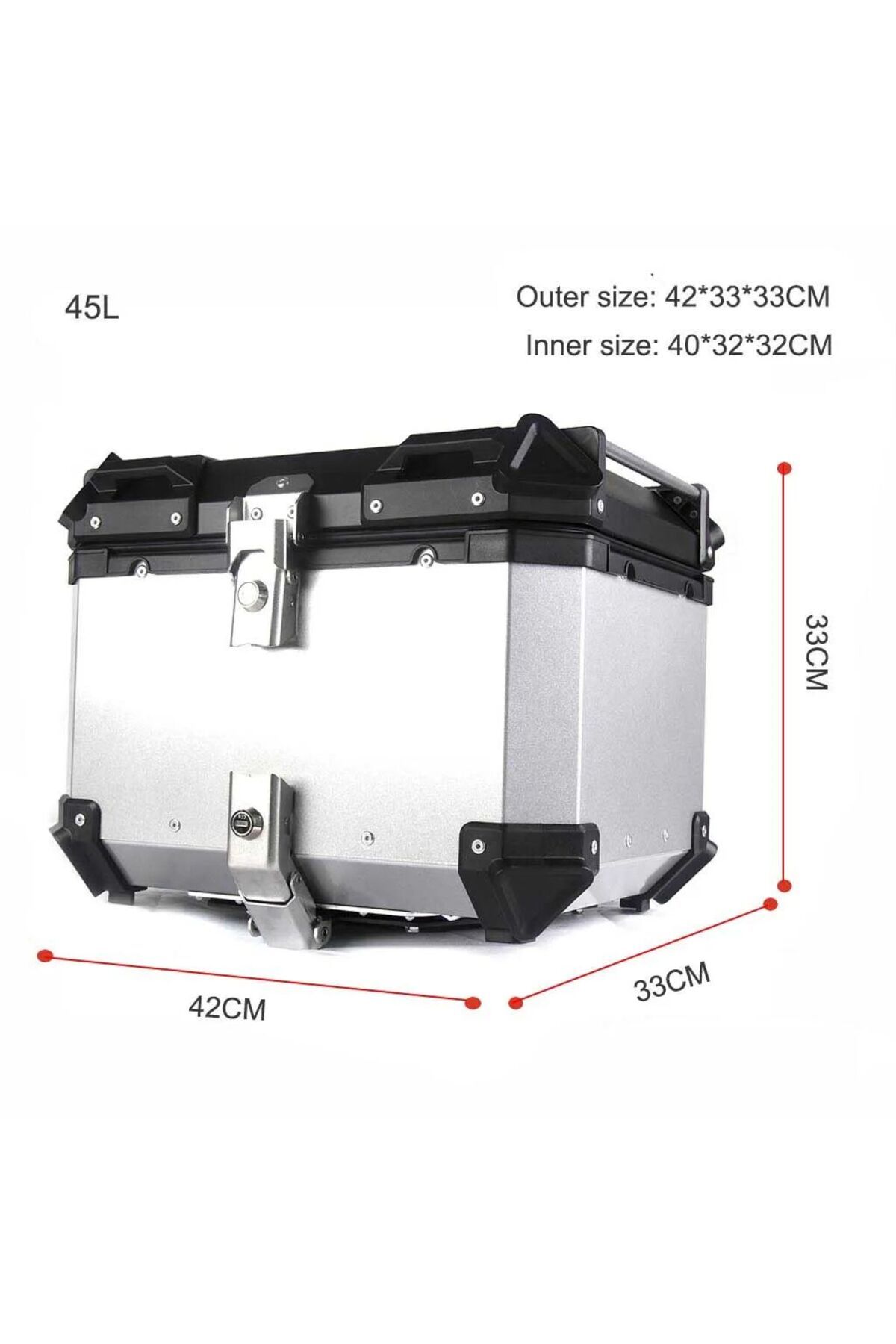 C9 Universal Alüminyum Kasa Ithal Motosiklet Çantası Tpx45s Model Motor