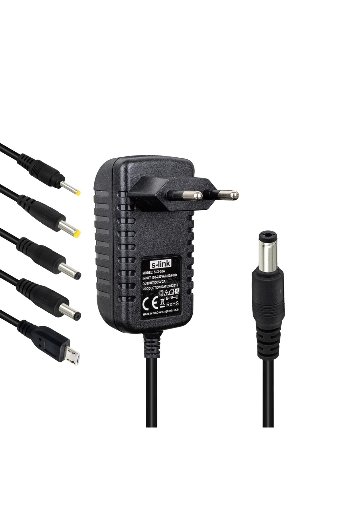 İnnMerry 5 VOLT - 2 AMPER TABLET PC ADAPTÖRÜ ÇOK UÇLU SLX-52A (5047)