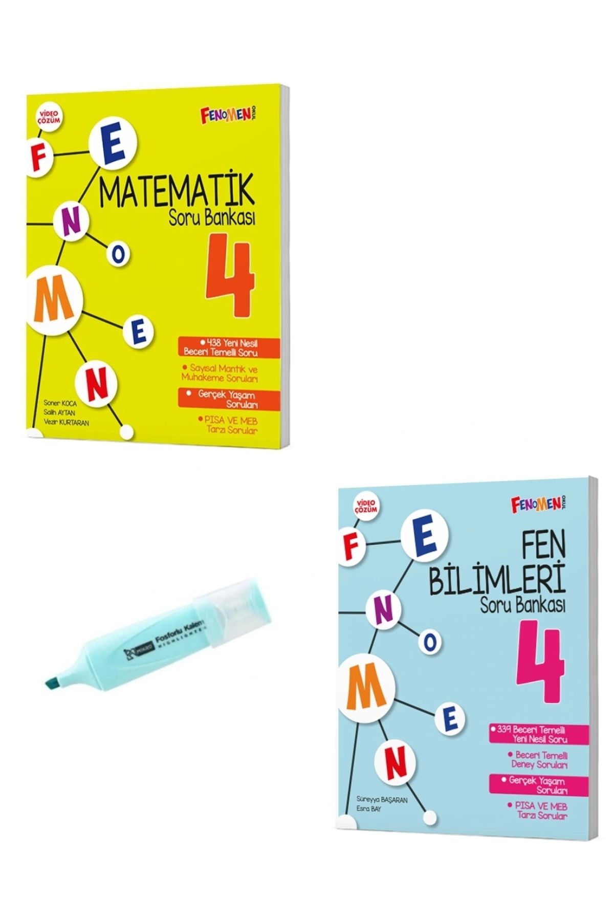Fenomen Yayıncılık 4. Sınıf Matematik Ve Fen Bilimleri Soru Bankası