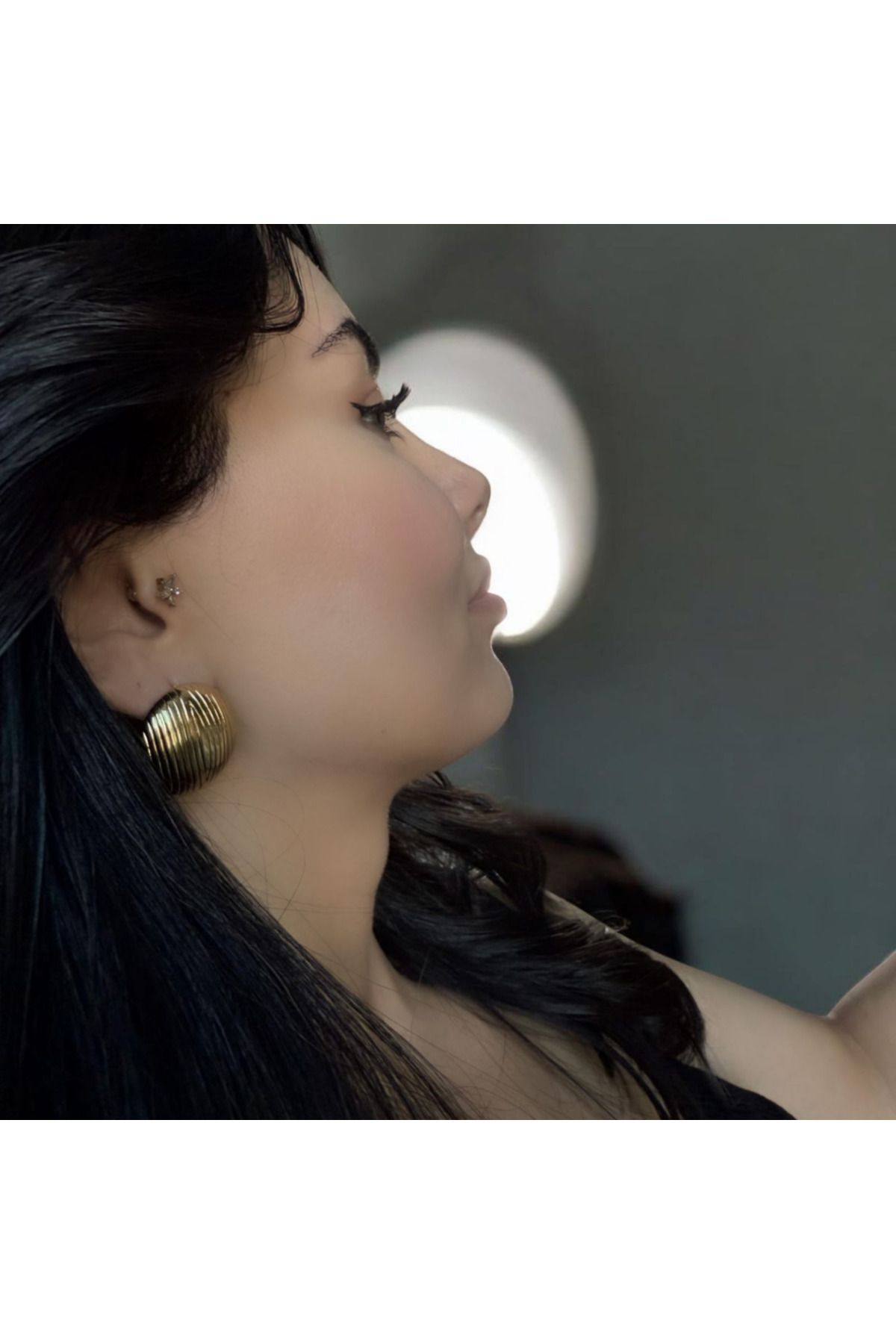 Fundéa Jewelry Güneş Kabuğu Küpe Çelik