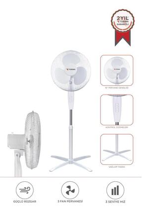 Torima Vantilatör 3 Pervaneli 3 Kademeli Ayarlanabilir Ayaklı 16 Inc 55W Fan ...