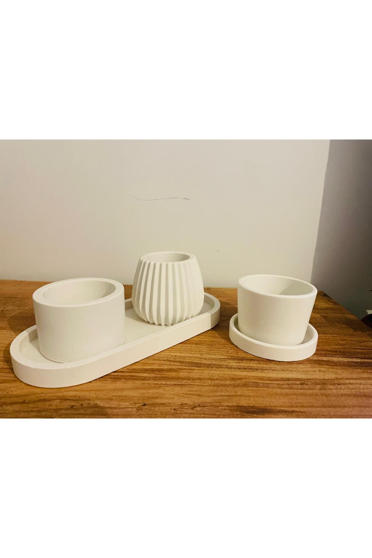 terra atölye Modern Minimalist Seramik Saksı Seti