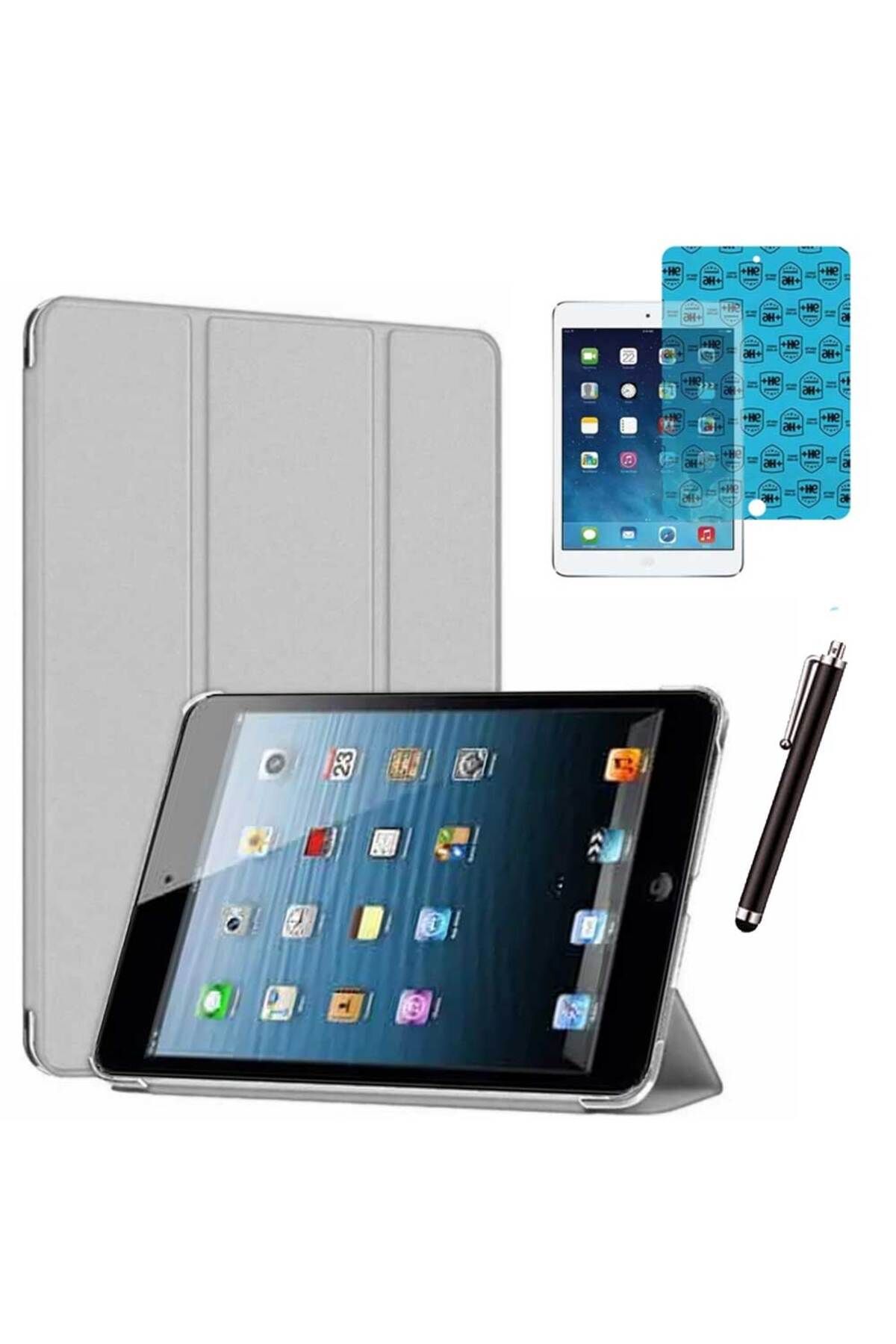 Smart Tech Apple iPad 5 ve 6 Nesil Uyumlu Smart Cover Tablet Kılıfı Ekran Koruyucu Kalem Set