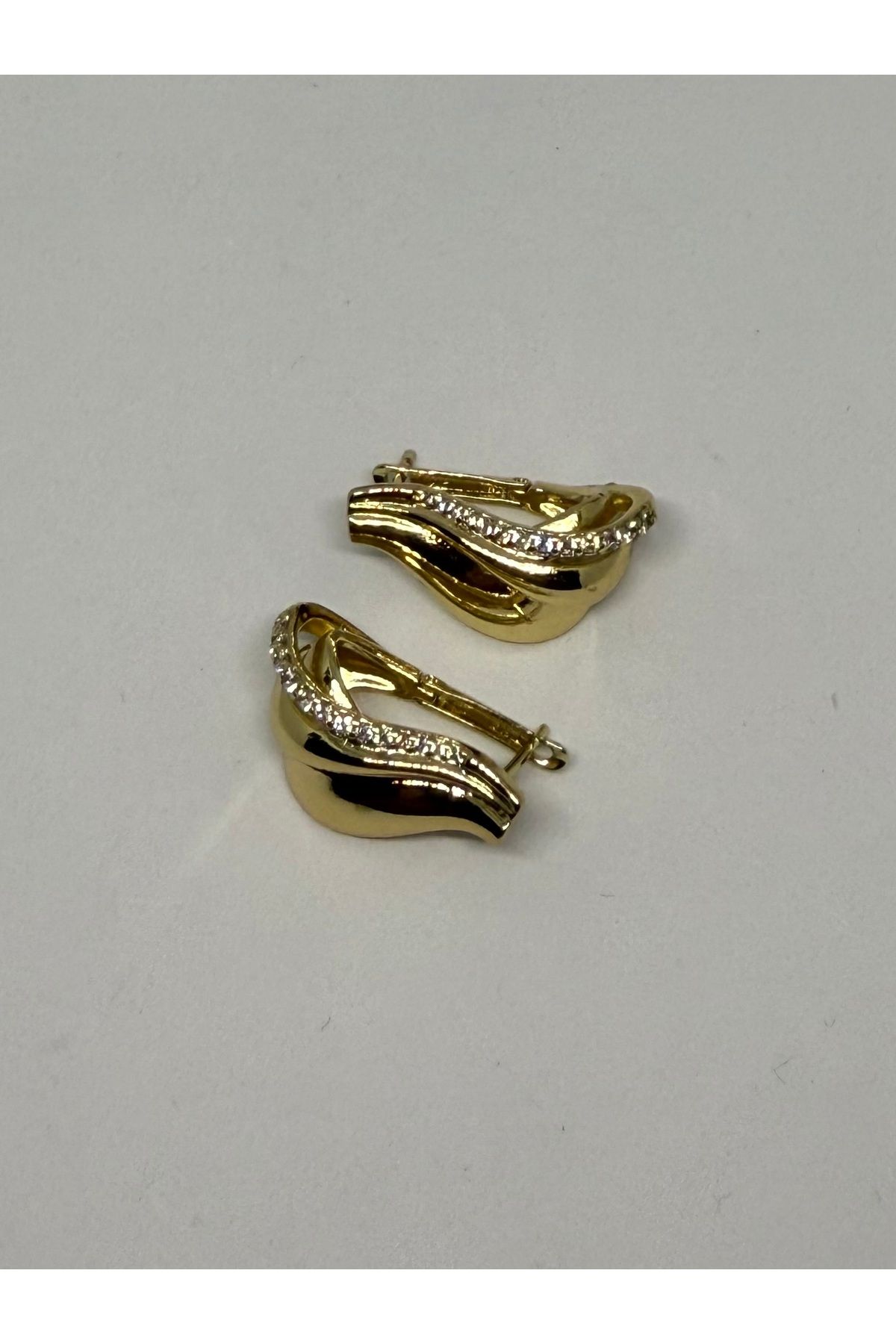 Gulsah's Store Xuping gold zirkon taşlı küpe