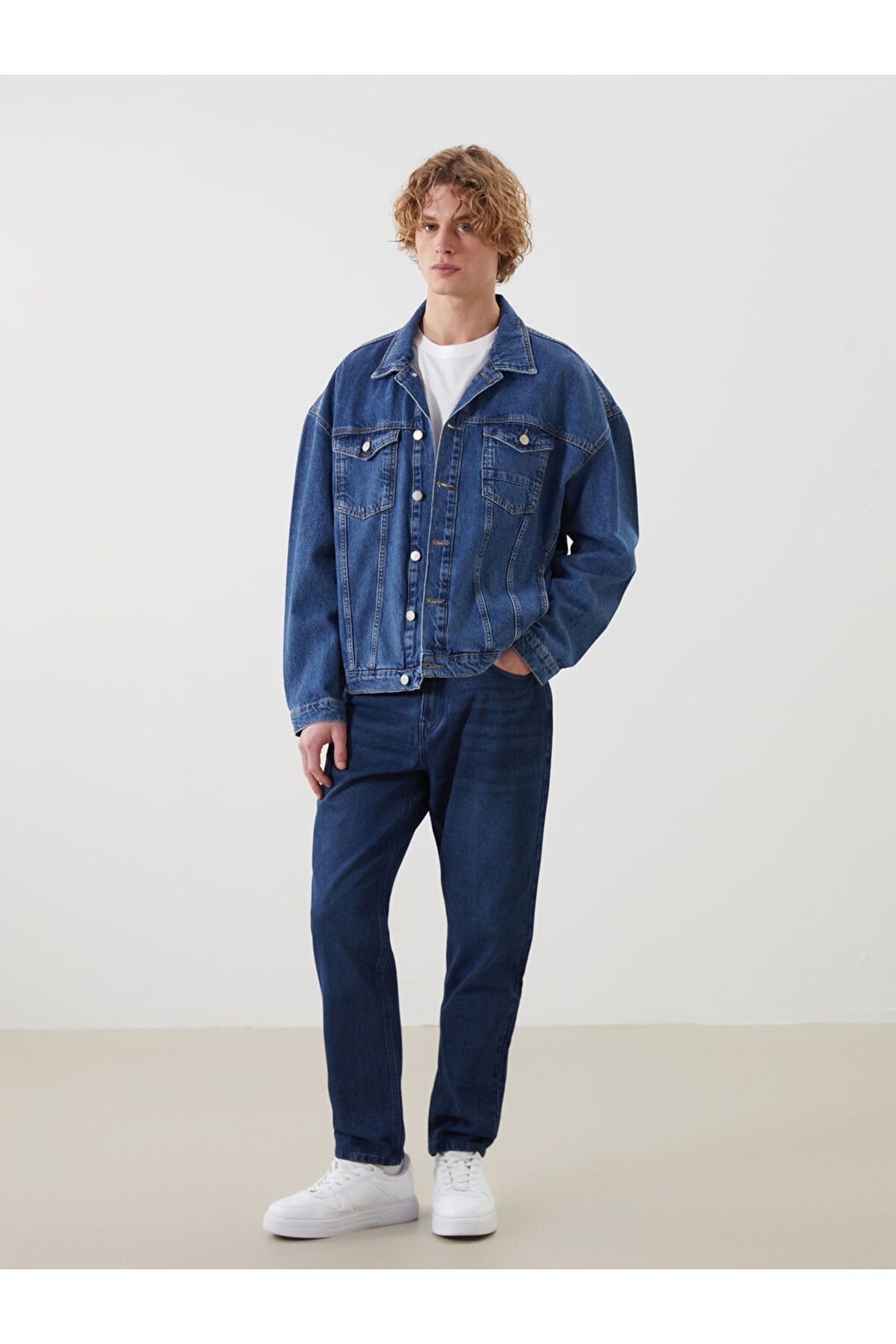 LC Waikiki XSIDE Indigo 710 Loose Fit Erkek Jean Pantolon S53220Z8NVY25