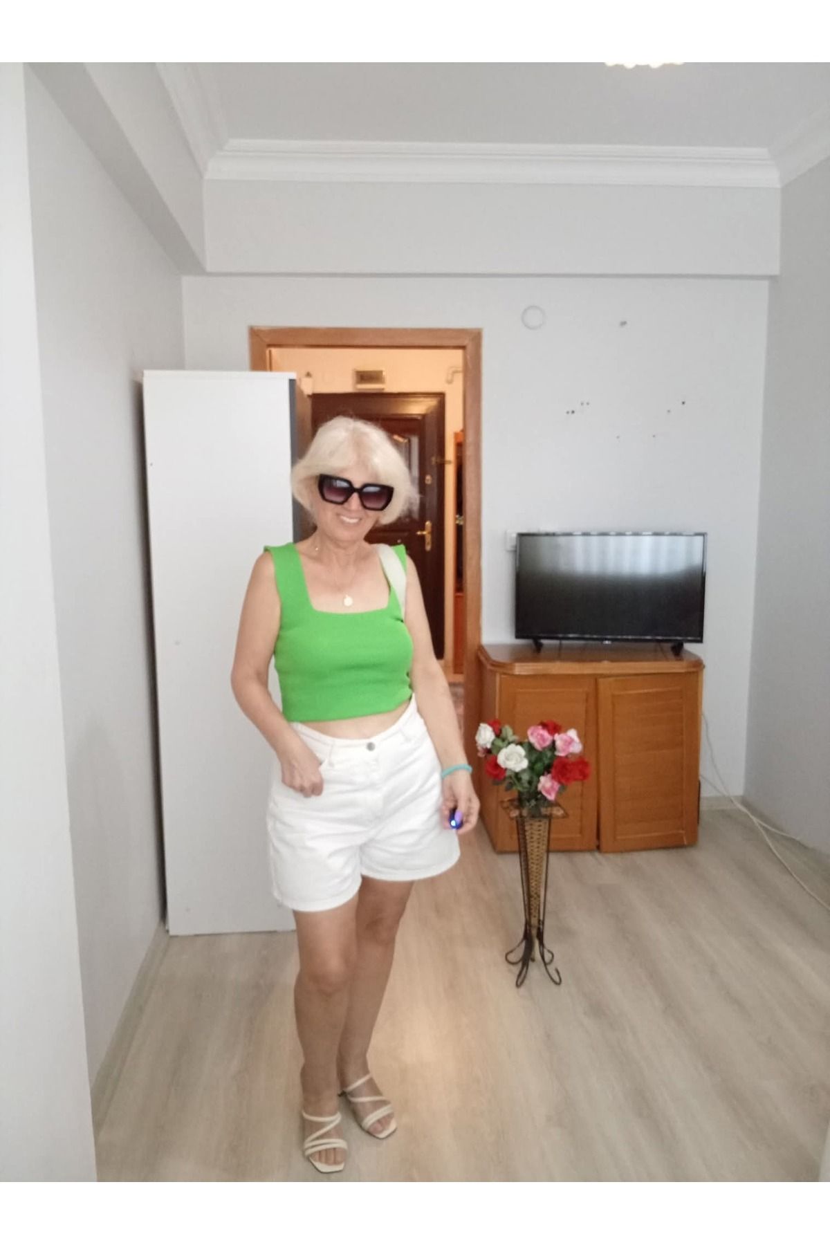 Butik Kalın askılı bluz