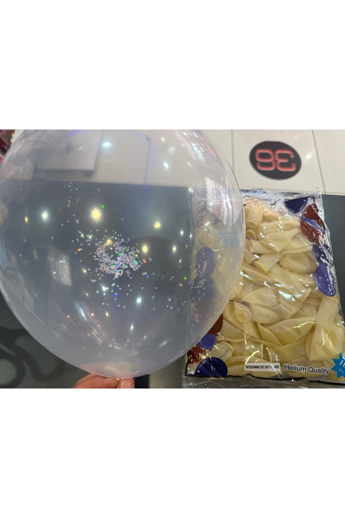 MELİH PARTİ DÜNYASI Şeffaf balon