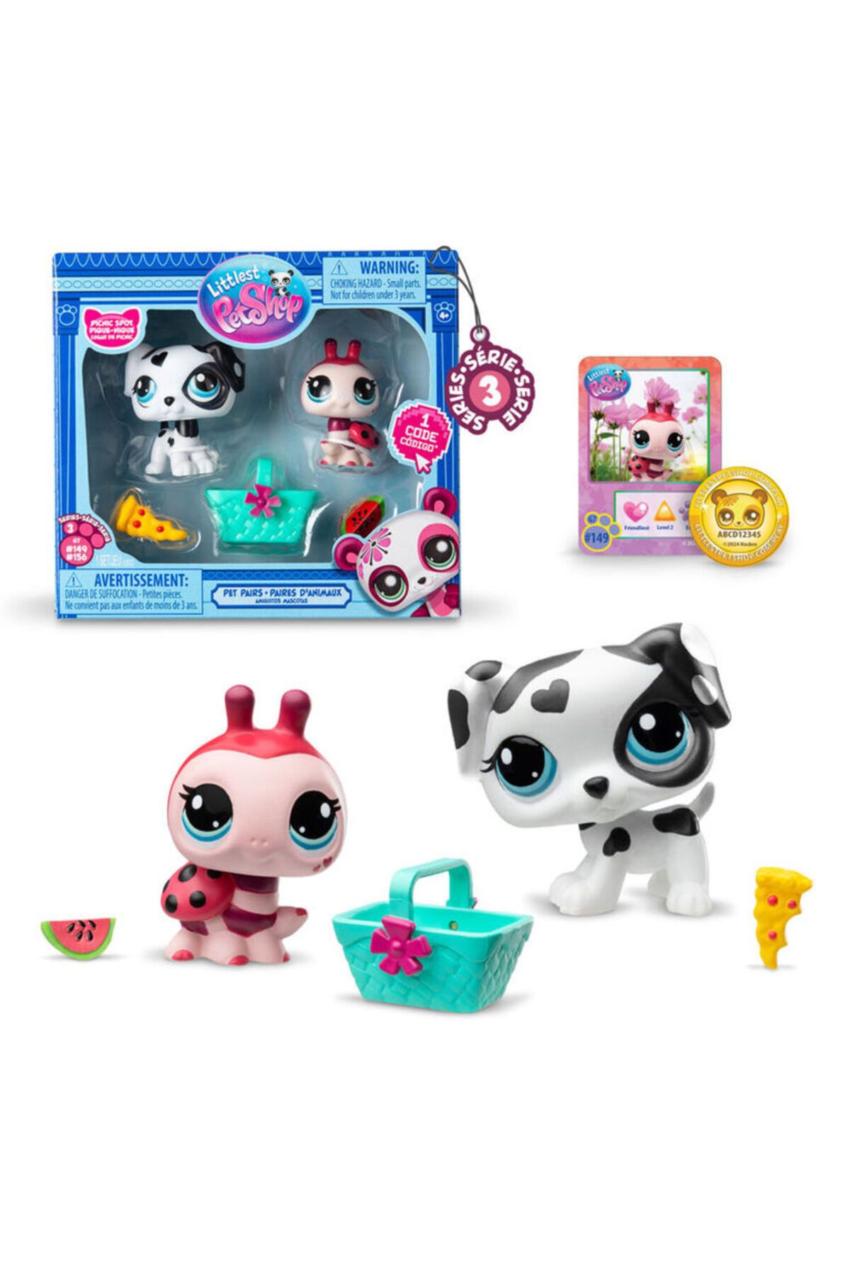 PREFTOYS Littlest Pet Shop - Pet Pairs 2-Pack Picnic Spot