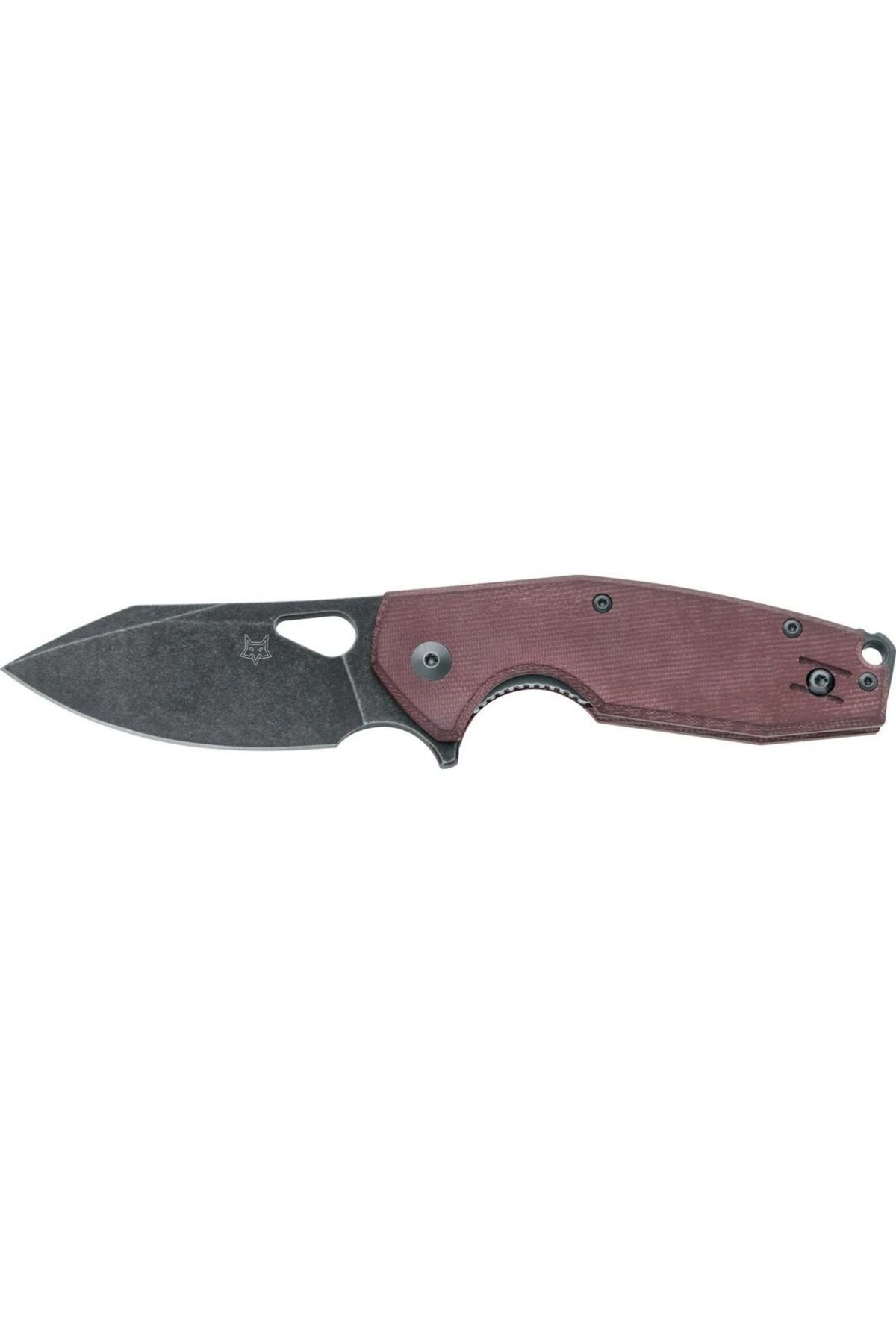 Fox Knives Yaru M398 Burgundy Canvas Linerlock Çakı
