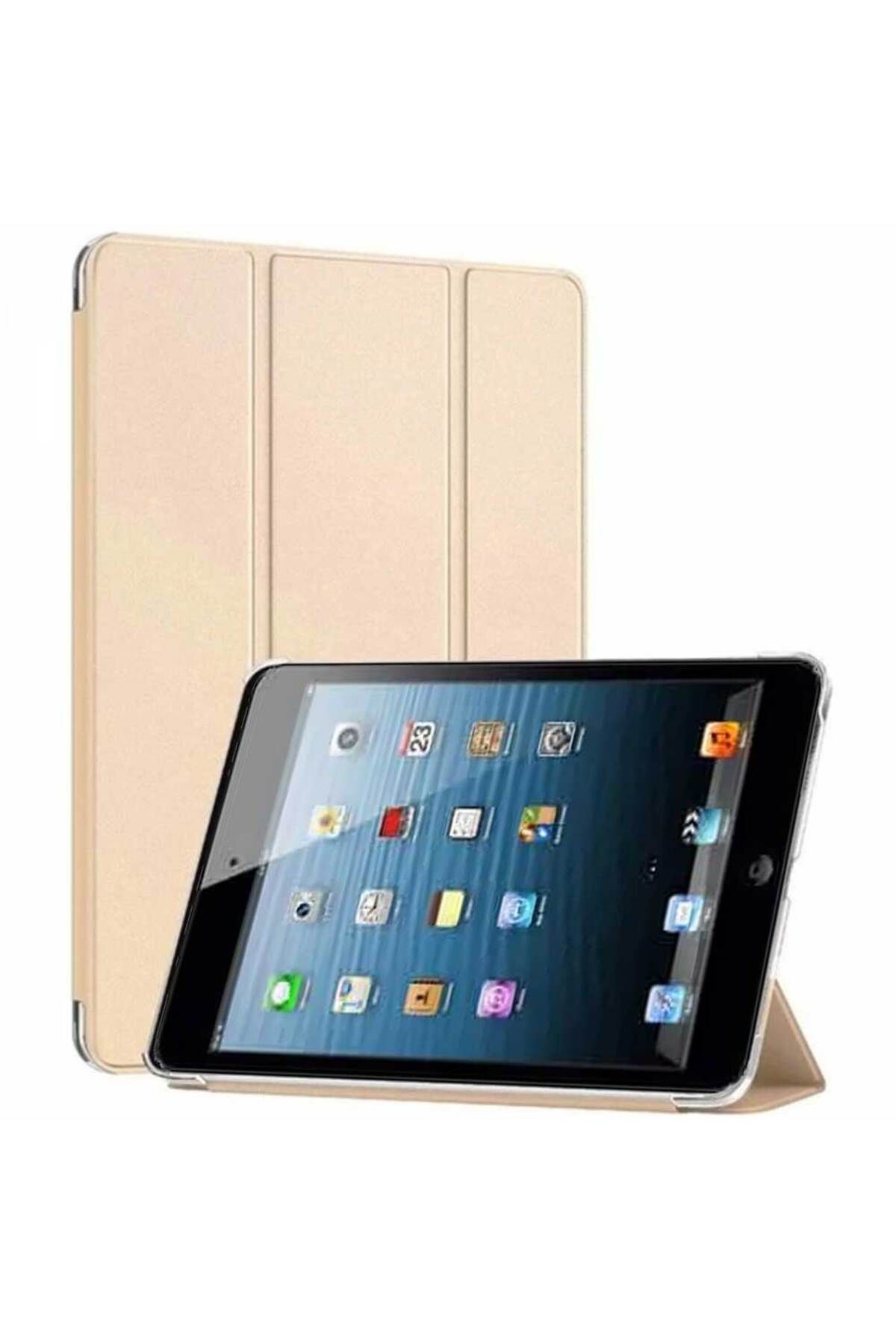 Smart Tech Apple iPad 5 ve 6 Nesil Uyumlu Smart Cover Arkası Şeffaf Tablet Kılıfı