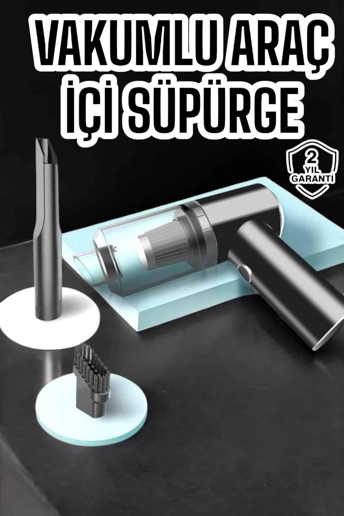 feifei Araç İçi Süpürge Vakumlu Şarjlı Süpürge Filtreli