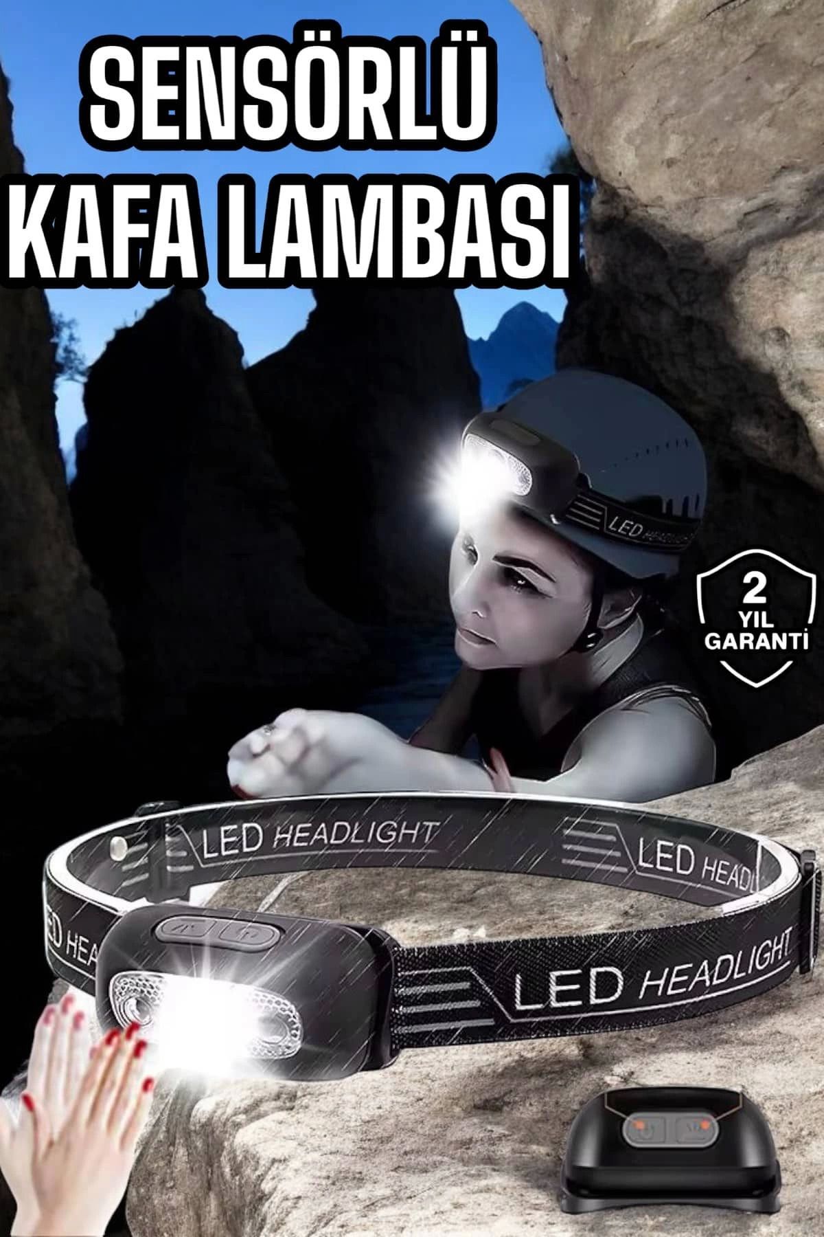 Heez Kamp Lambası Led Işık Kafa Lambası Balıkçı Lambası Ayarlanabilir