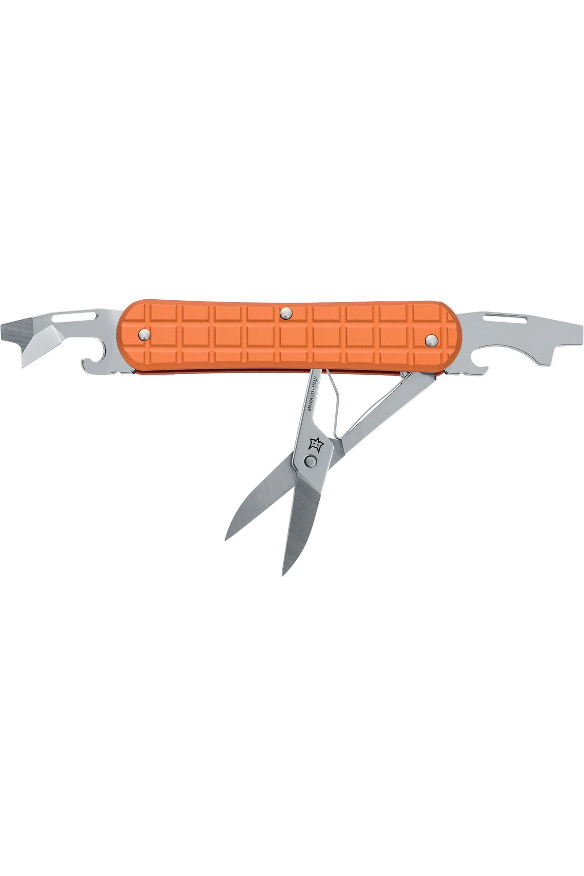 Fox Knives Vulpis 130-F3 Grenade Aluminium Orange
