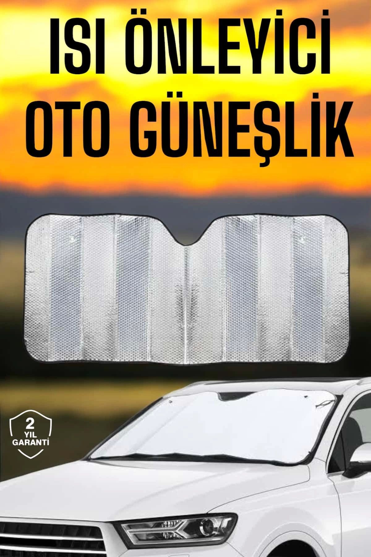 feifei Oto Güneşlik Isı Önleyici Tüm Araçlara Uyumlu Uv Işınlarına Karşı