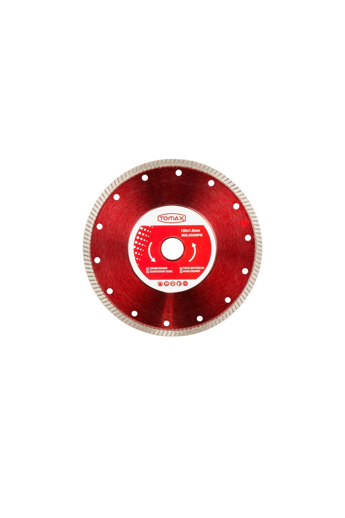 SerenityHaven Seramik Fayans Kesici Disk - 180x1,8x22