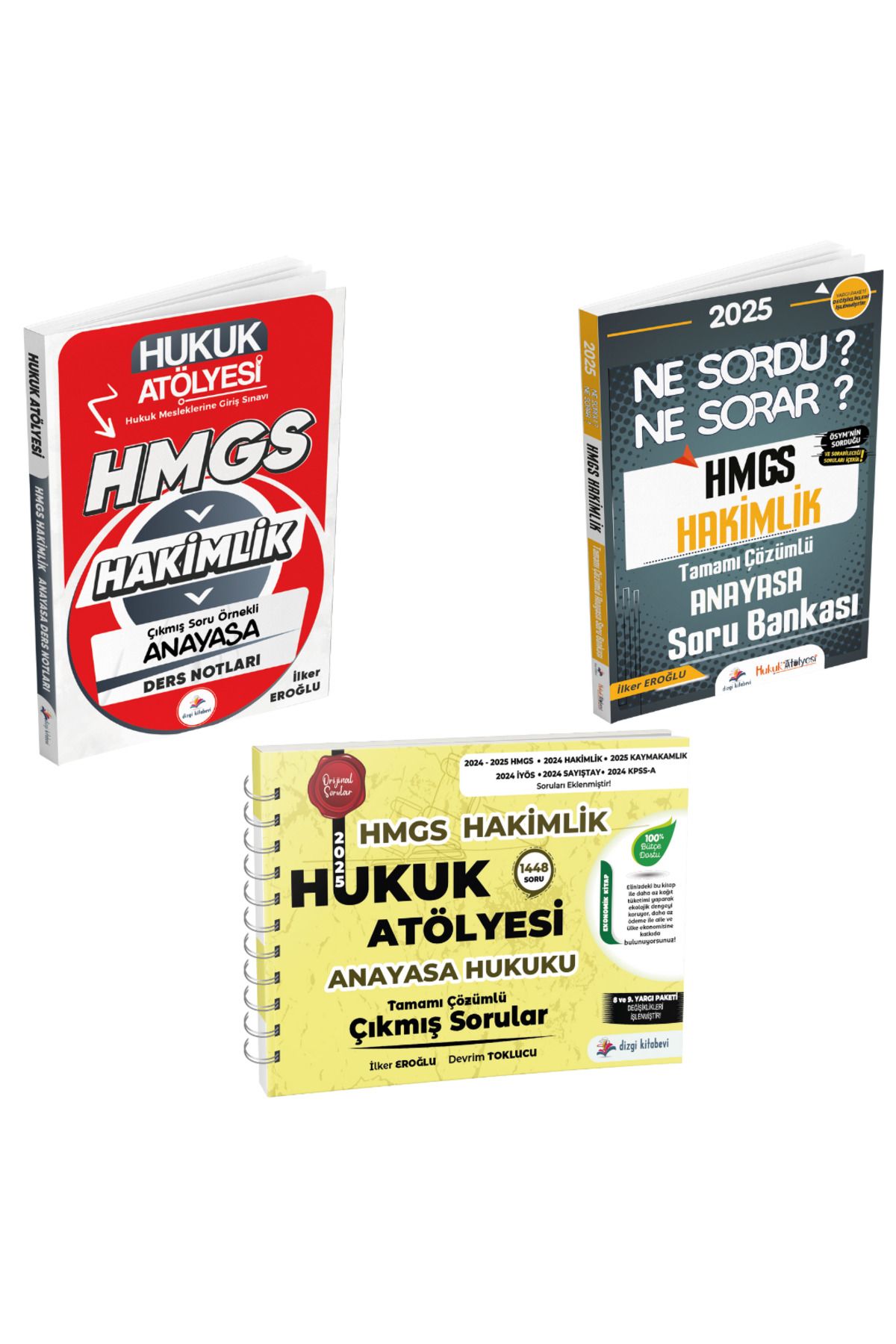Dizgi Kitap Hukuk Atölyesi HMGS Hakimlik Anayasa Hukuku Ders Notu, Soru Bankası ve Çıkmış Sorular Seti