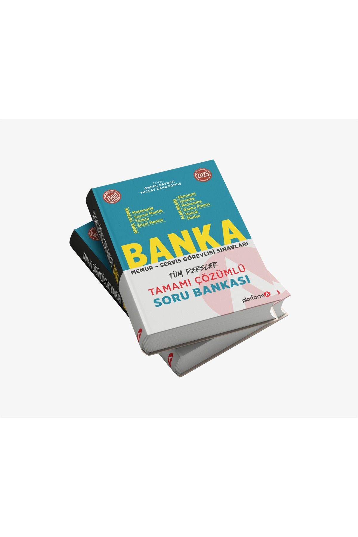PLATFORMA Memur & Servis Görevlisi - Tüm Dersler Tamamı Çözümlü Soru Bankası - Banka