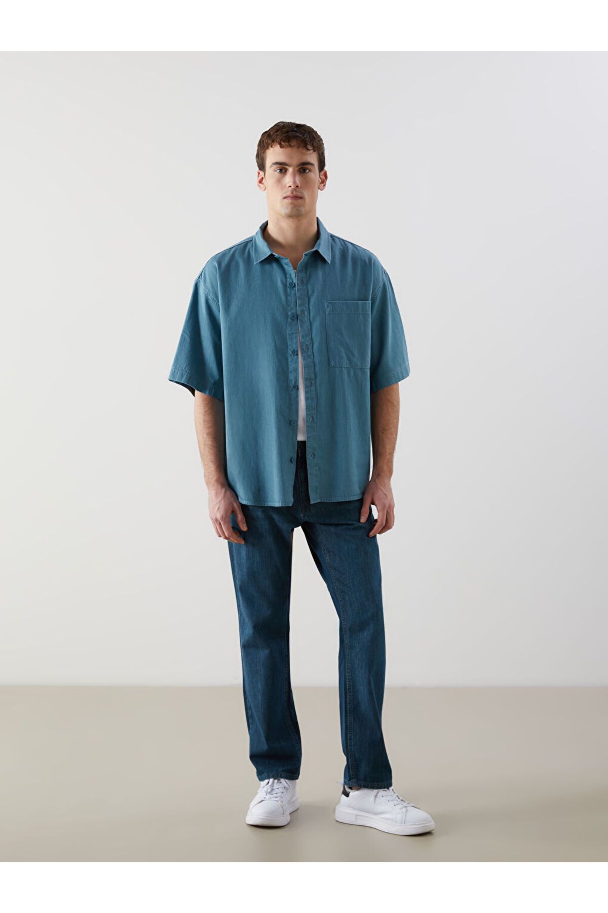 LC Waikiki LCW ECO Indigo 779 Regular Fit Erkek Jean Pantolon S5IL47Z8NVY25