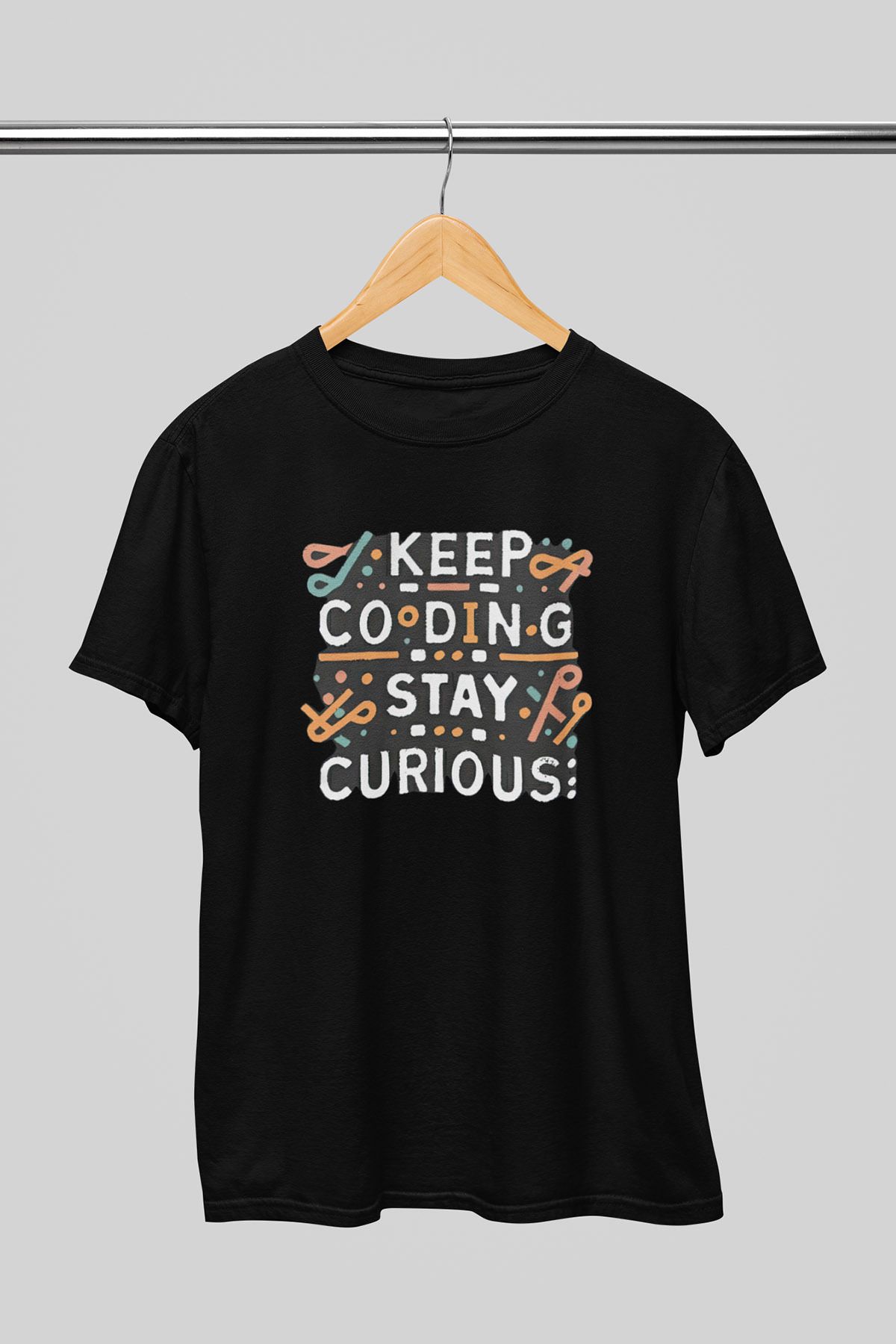 giftkonsept Software Engineer Coding Mühendis Hediyelik %100 Pamuklu Regular Siyah Tişört
