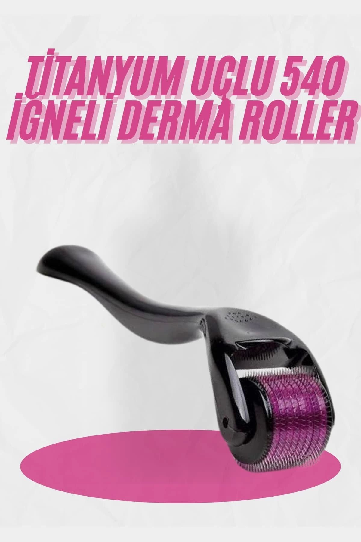 Heez Dermaroller Titanyum 540 Iğneli 1 Mm Saç Kaş Sakal Serum Kullanıma Uygun