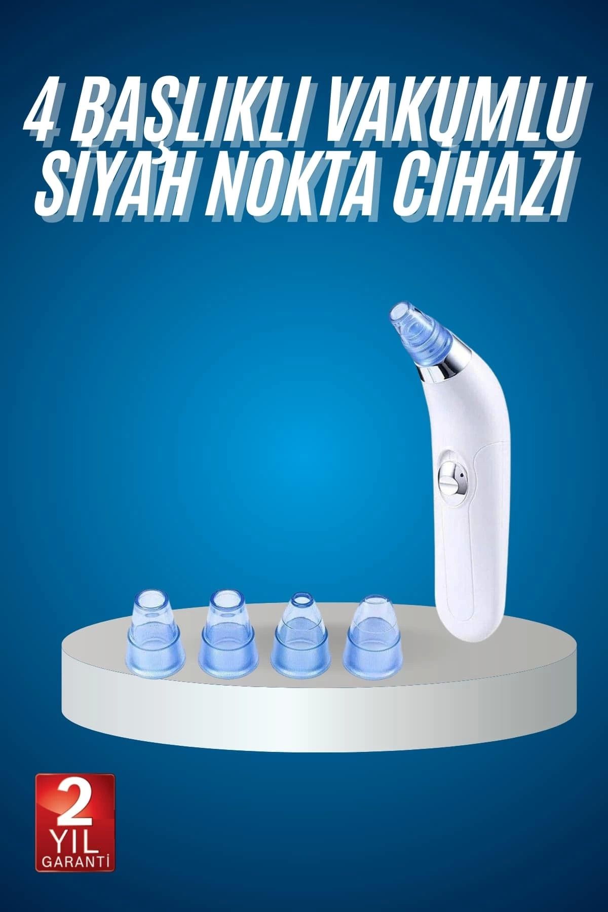 yusuftex 4 Başlıklı Vakumlu Siyah Nokta Ve Yüz Temizleme Cihazı