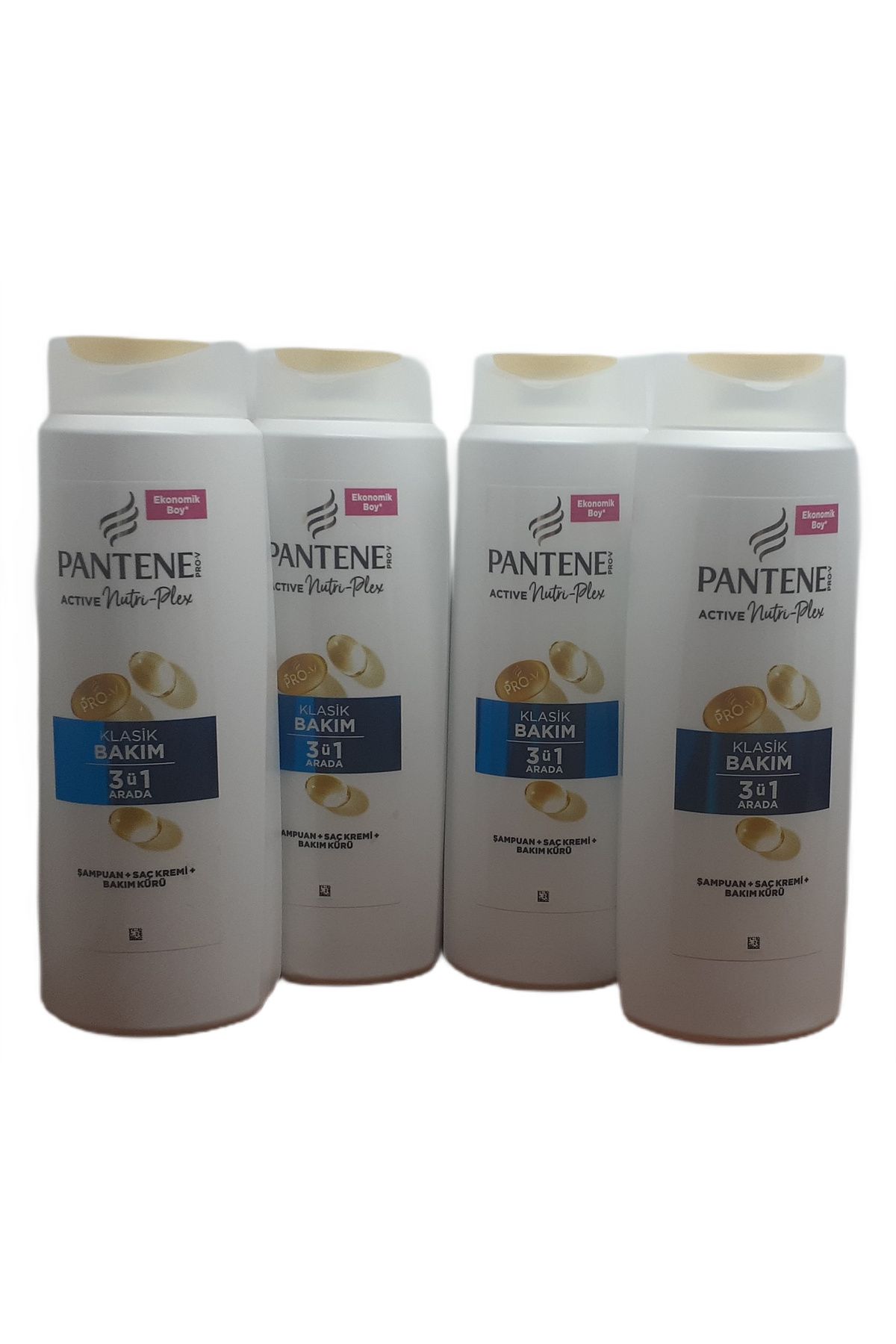 Pantene KLASİK BAKIM 3 Ü 1 ARADA (ŞAMPUAN +SAÇ KREMİ+BAKIM KÜRÜ) 625 ML X 4 ADET
