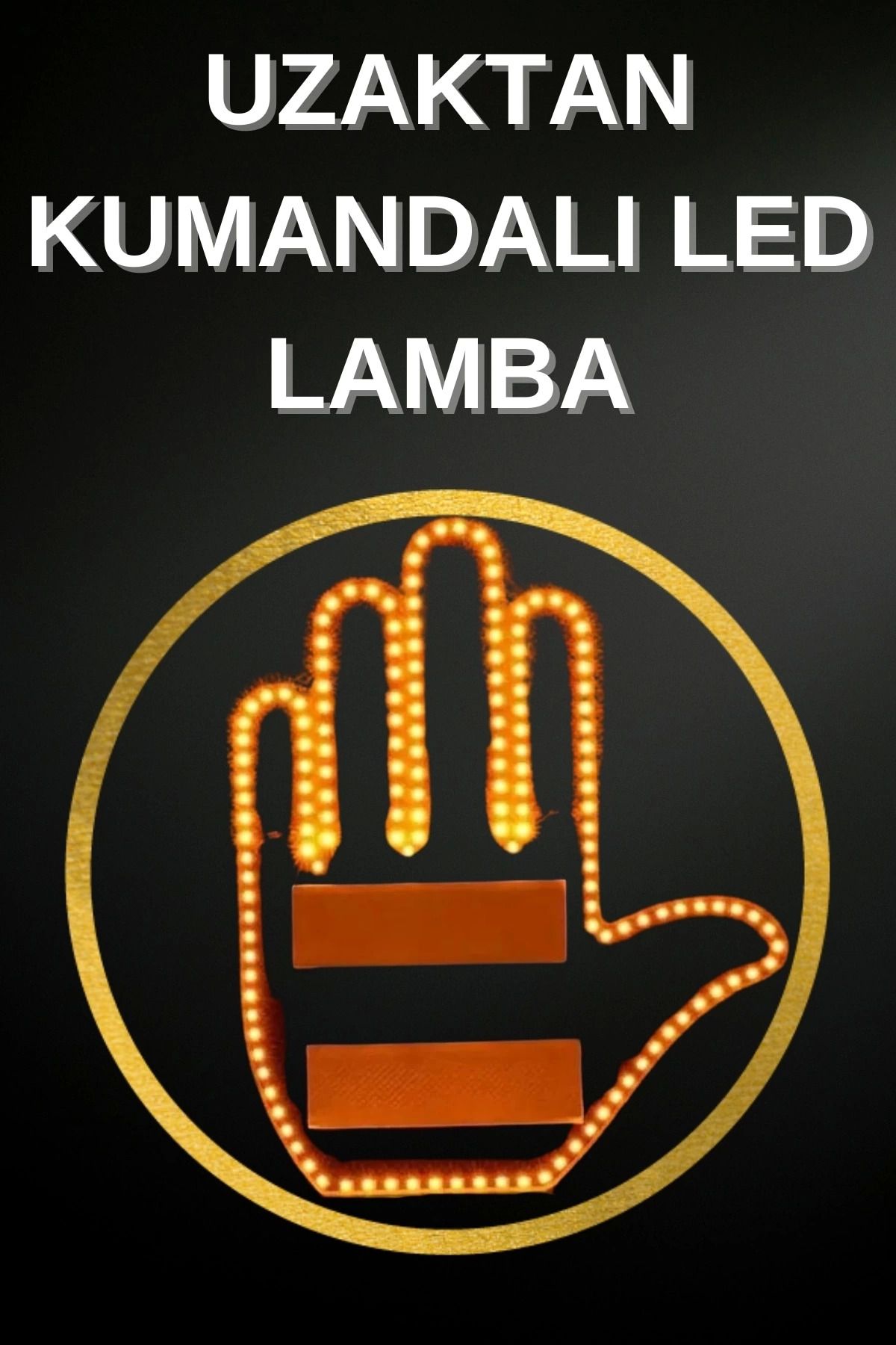 Heez Led Işık El İşareti Araç Camı İçin Uzaktan Kumandalı