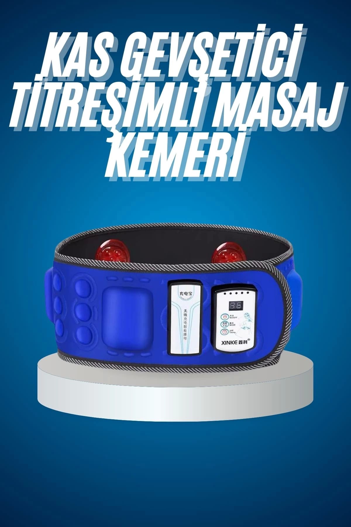 ÇAVDAR Titreşimli Kas Gevşetici Masaj Kemeri Aleti Bel Bölge Sırt Masaj Aleti