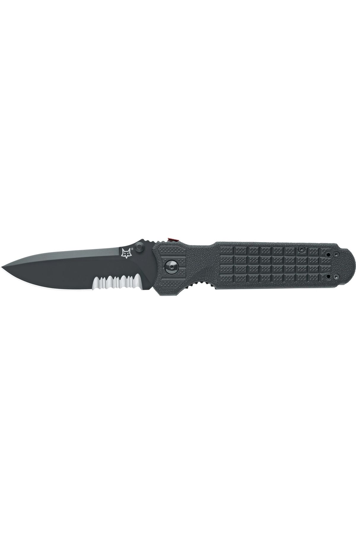FOX KNİVES - FKMD FKMD Predator 2F Liner All Black Serrated Çakı