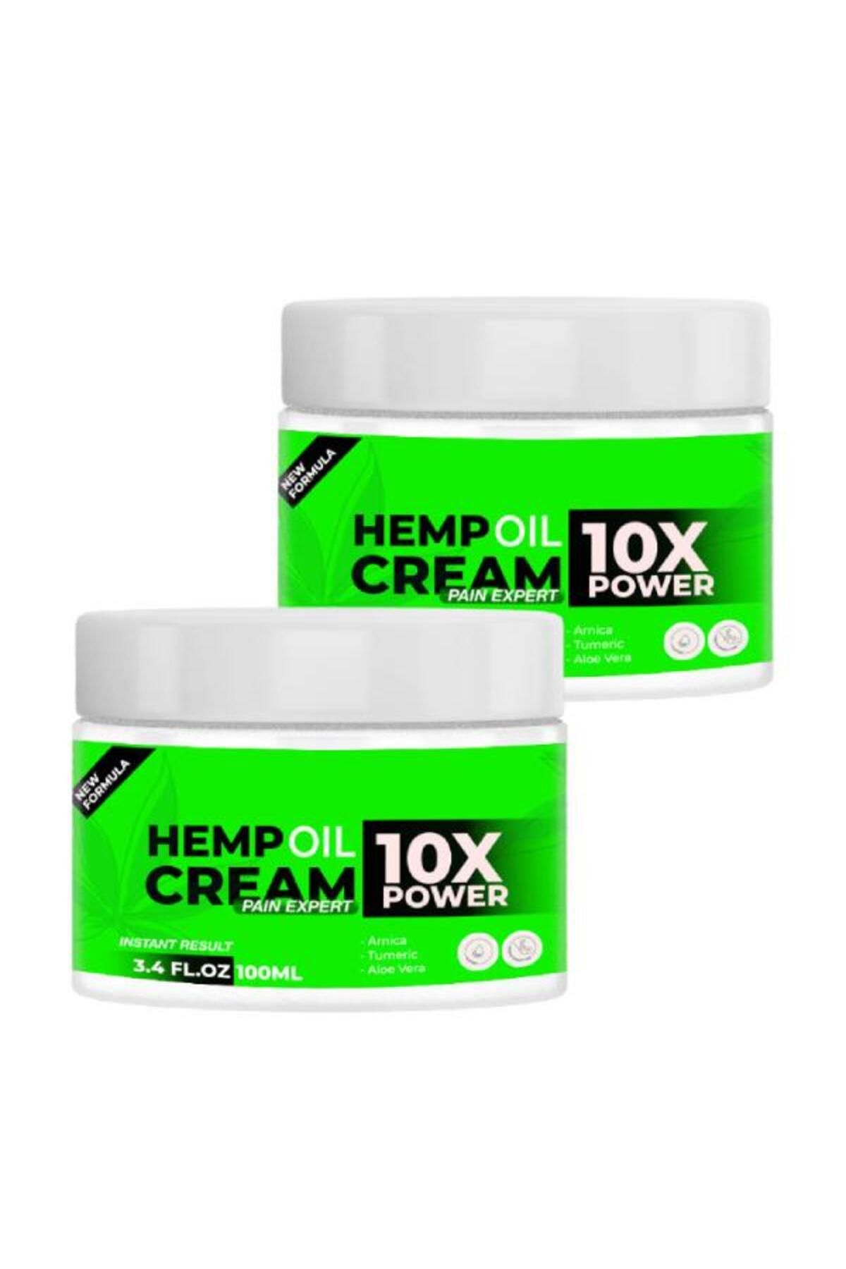 HELSOL Louise Beauty Hempoil Cream 10x Pain Expert Yoğun Ağrılarınızı İçin Bakım Kremi 100 ml x 2 adet