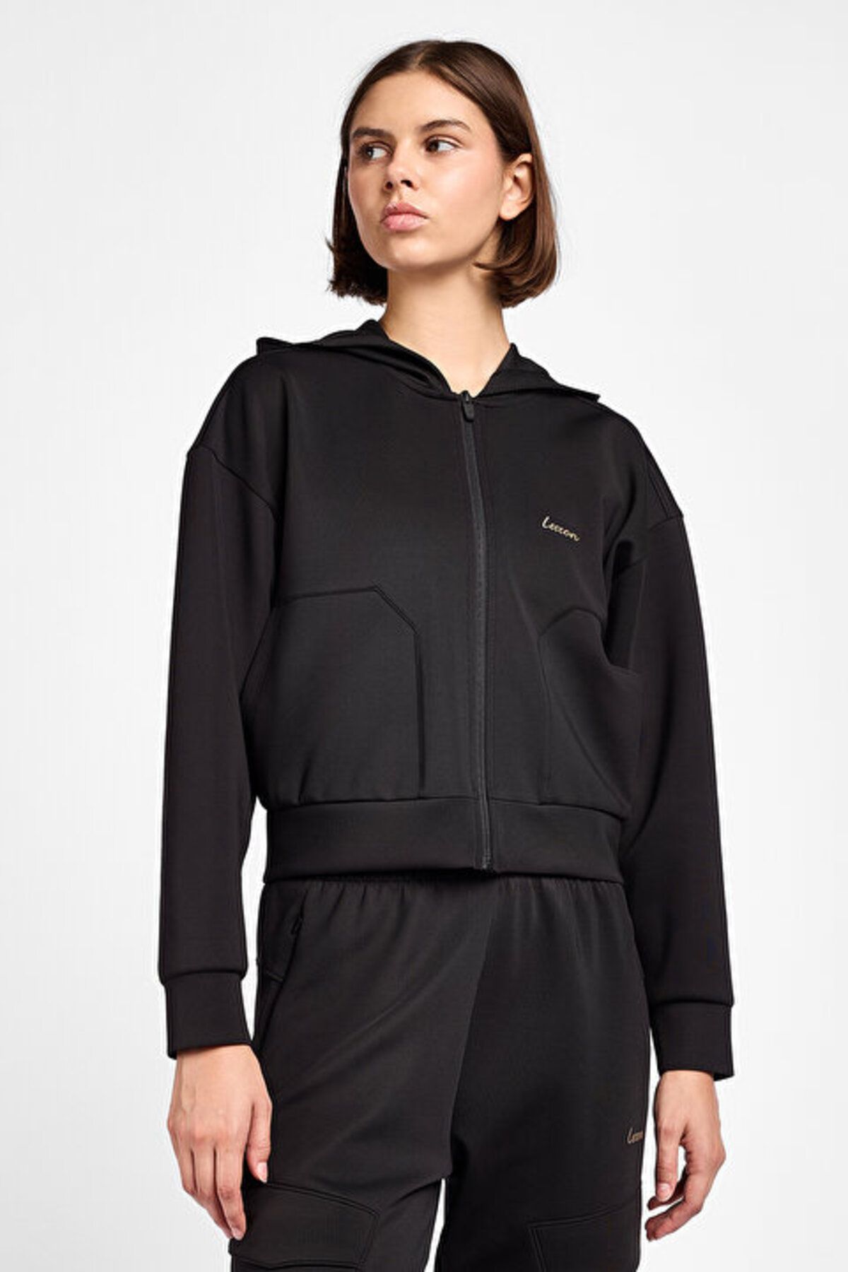 Lescon Kadın Antrenman Fermuarlı Sweatshirt 25B-2046