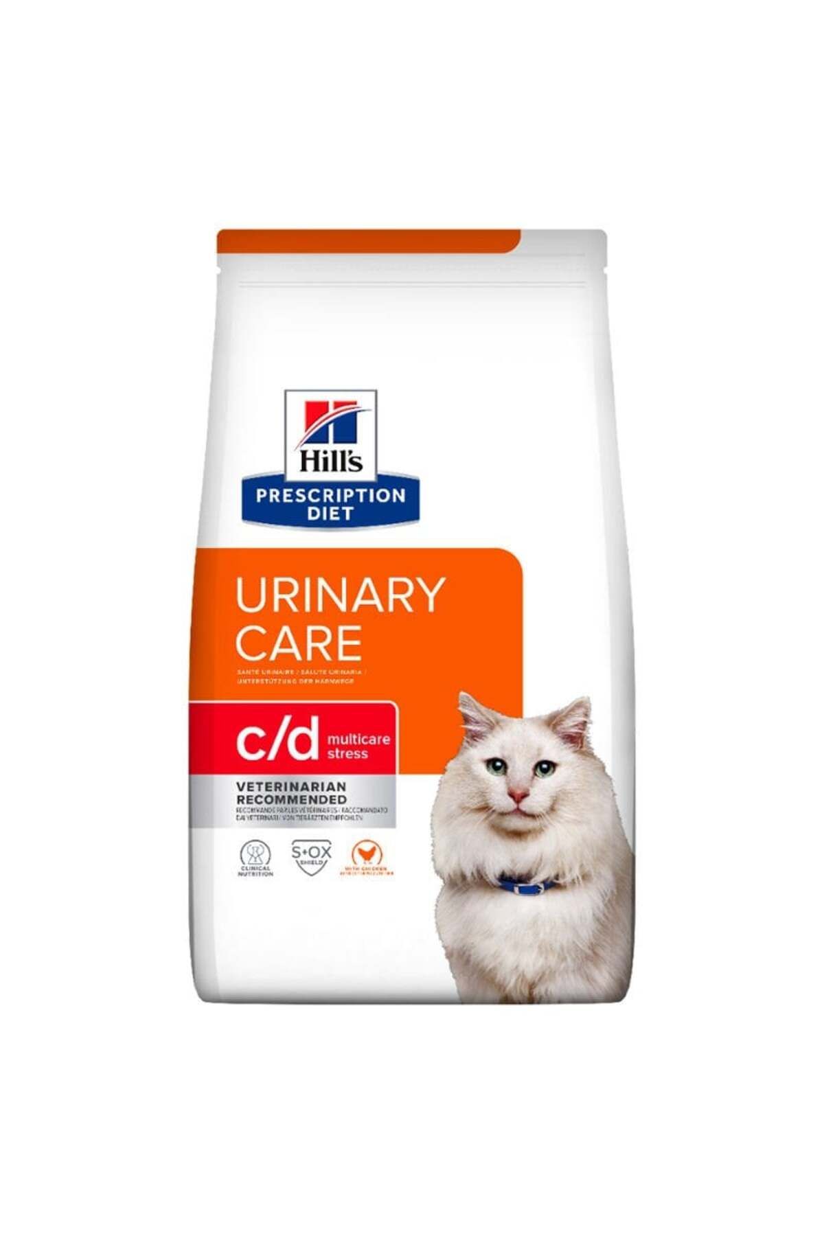 Orqinel Hills Prescription Diet Urinary Care c/d Multicare Stress Tavuklu Kedi Kuru Maması 1.5 kg (stt:05/20