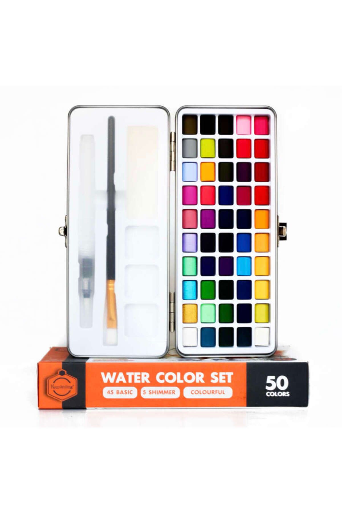Art Tone Keep Smiling Profesyonel Tablet Sulu Boya Seti 50’li Metal Kutuda B7130-50