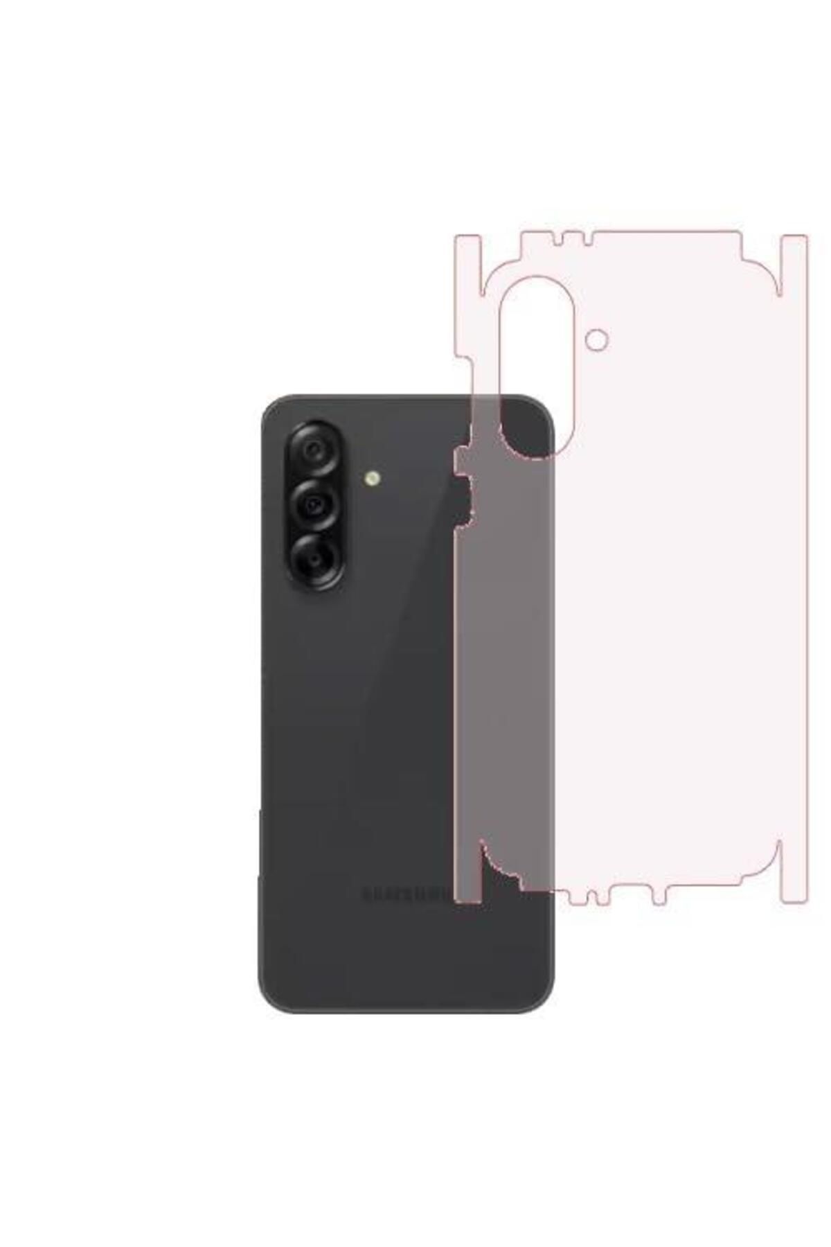 Ecr Mobile Samsung Galaxy A56 ile Uyumlu PARLAK TPU Arka Kaplama 360