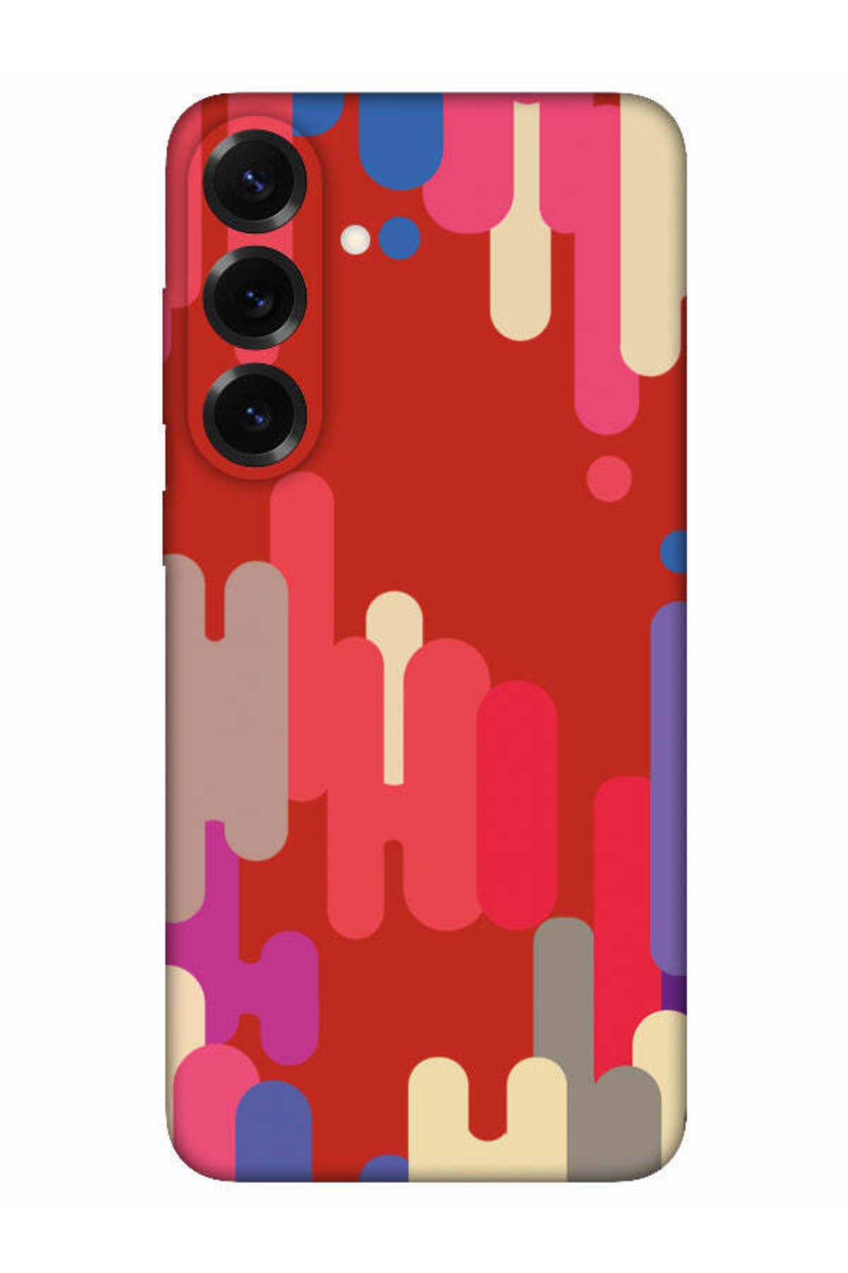 frondcase Samsung S25 Plus Pop Art Kırmızı Telefon Kılıfı