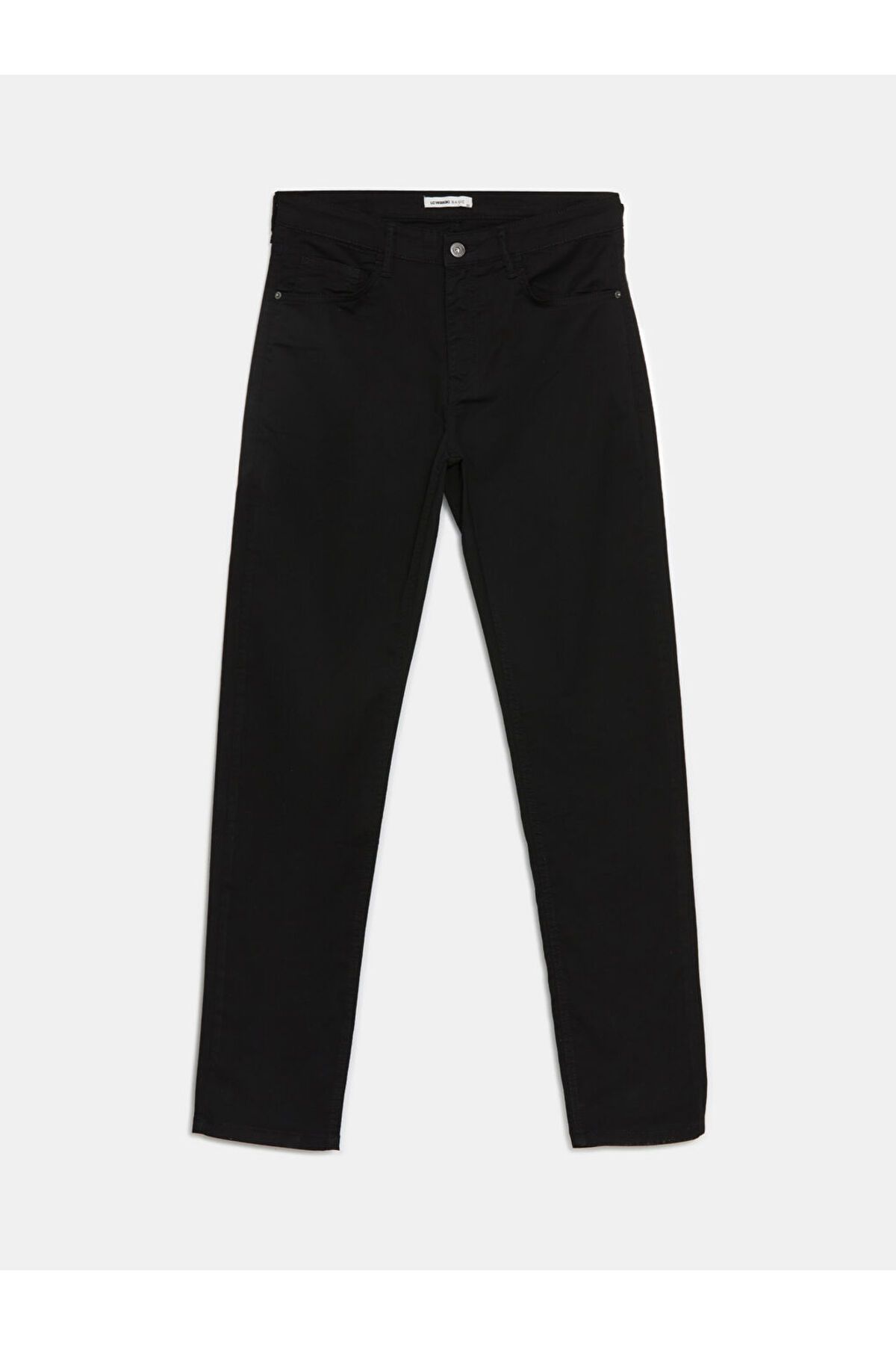 LC Waikiki LCWAIKIKI Classic Siyah Dar Kalıp Gabardin Erkek Chino Pantolon S5CV50Z8NVY25