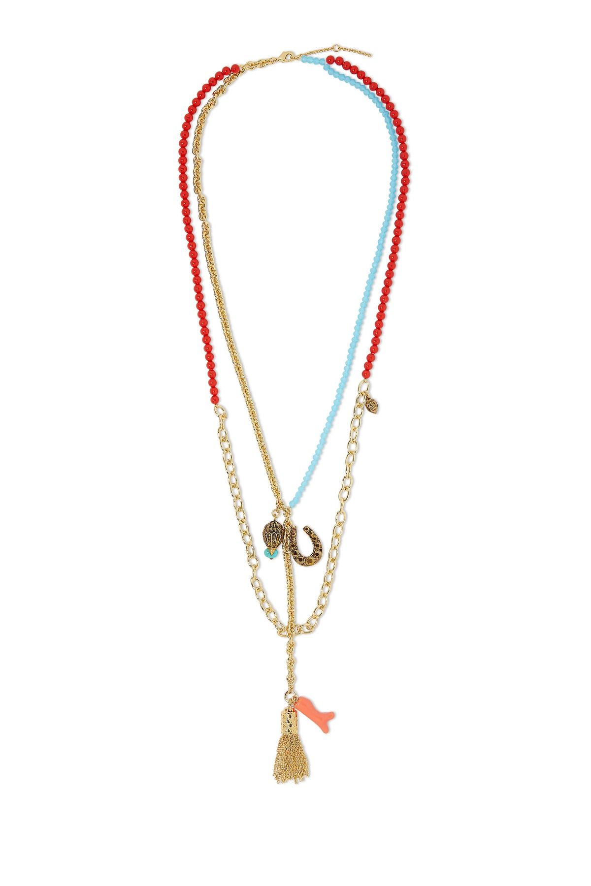 Kurt Geiger Long Pendant Charm Kolye, Uzun ve Zarif Tasarım