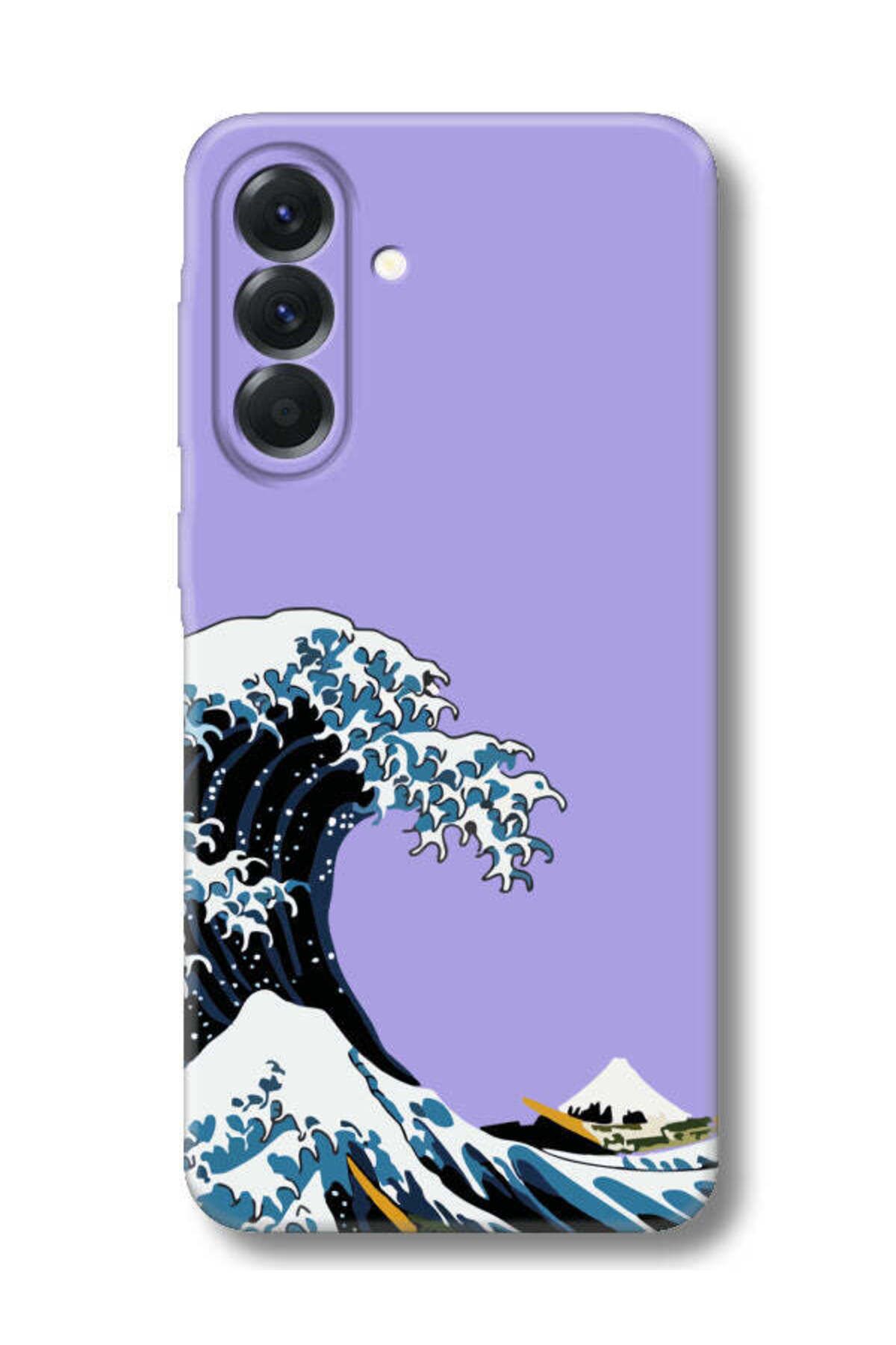 frondcase Samsung A26 Kanagawa Lila Telefon Kılıfı