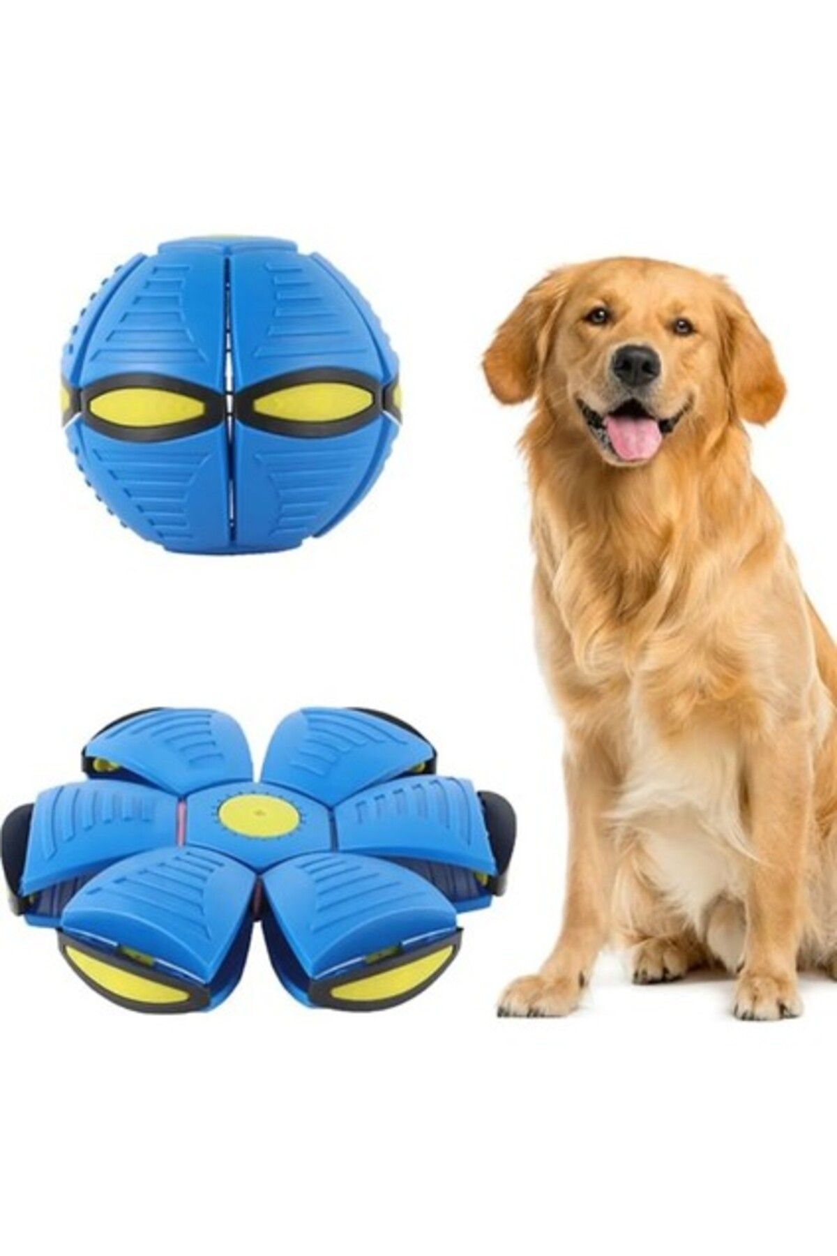 Trixie Seburam Zıplayan Köpek Oyuncağı Interaktif Işıklı Zıplayan Frizbi Evcil Hayvan Topu, Zıplayan Köpek